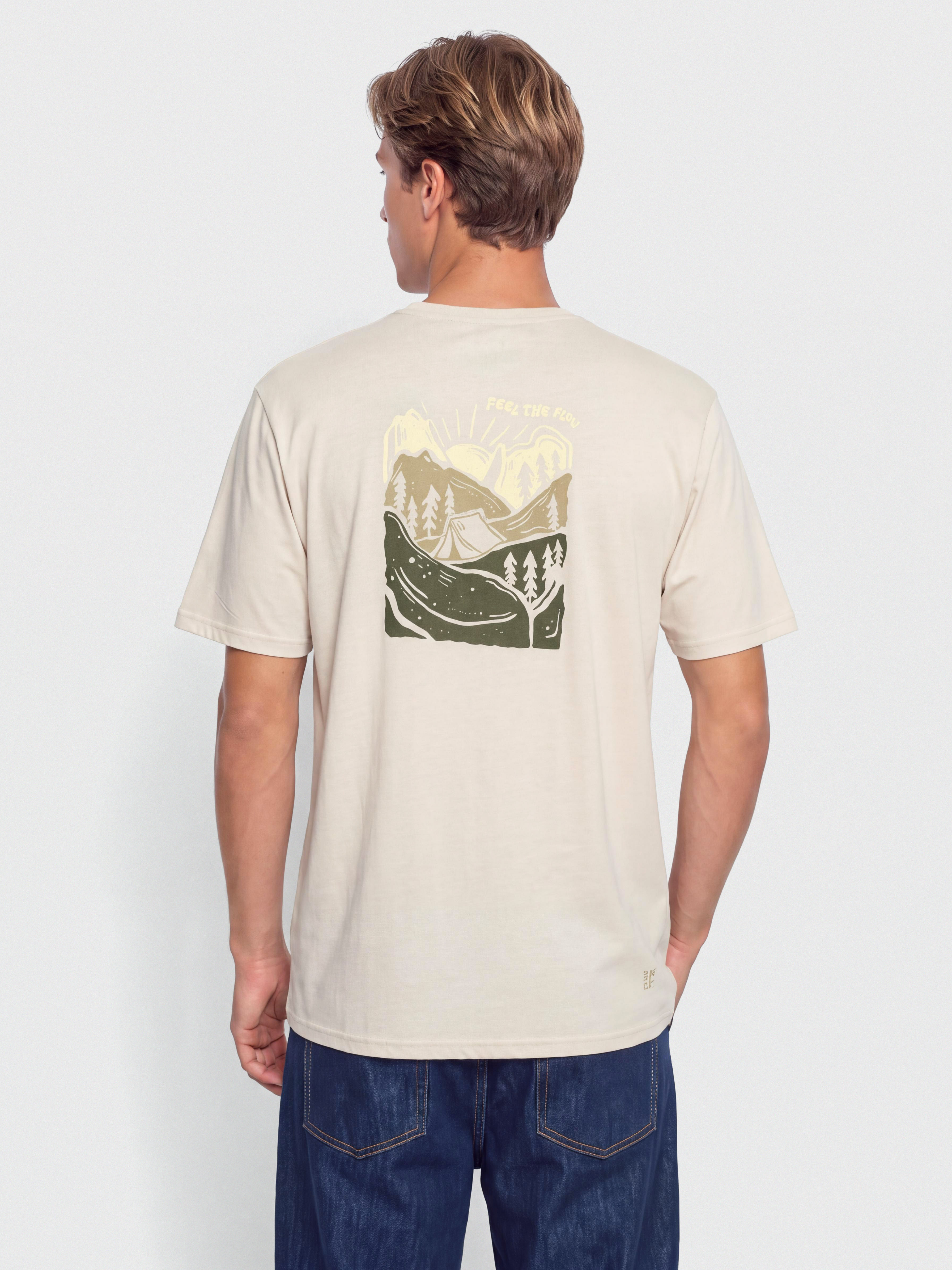 FLOV T-Shirt Timberon (beige/olive)