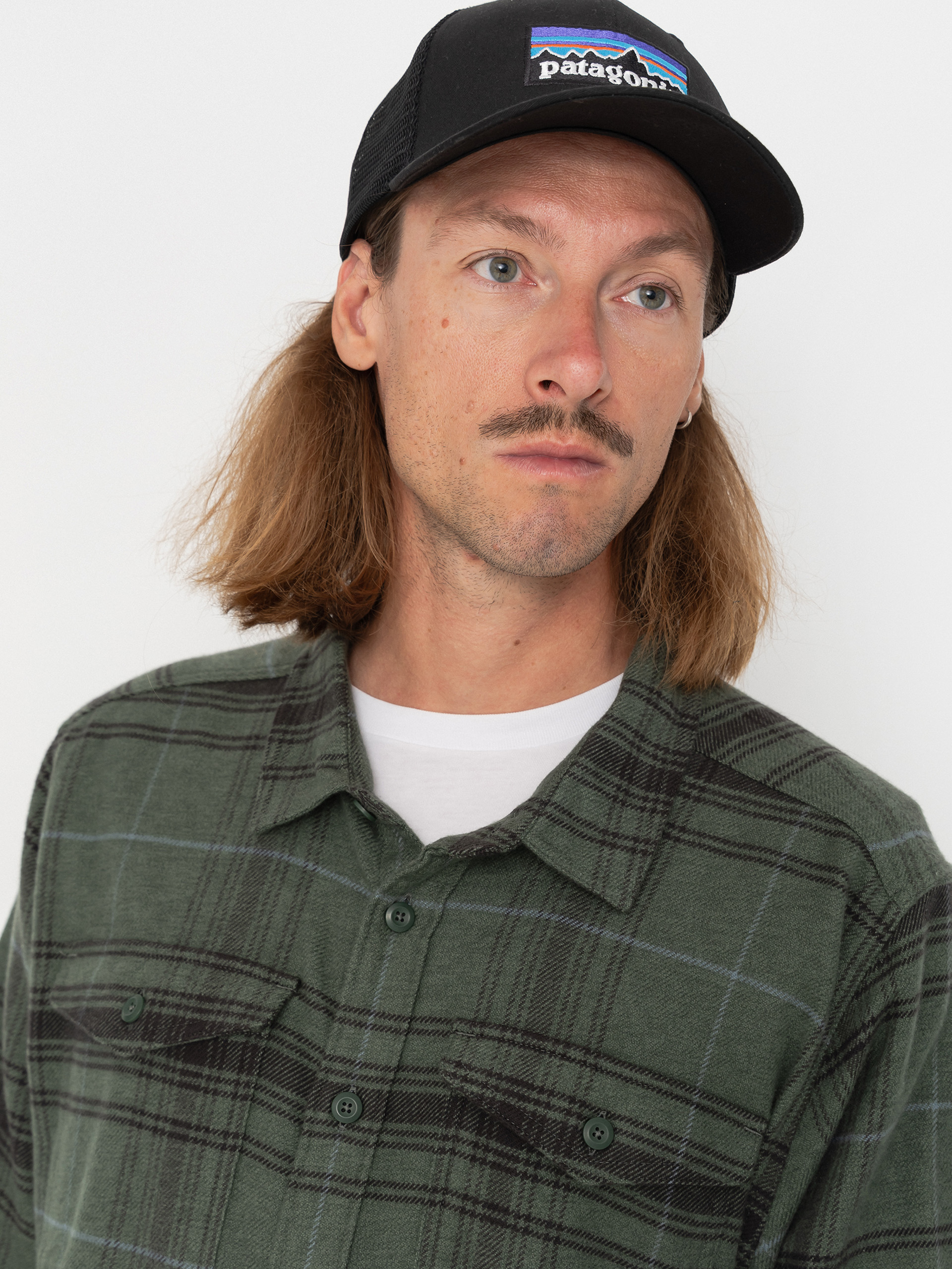 Patagonia Fjord Flannel Hemd (dissolve treeline green)