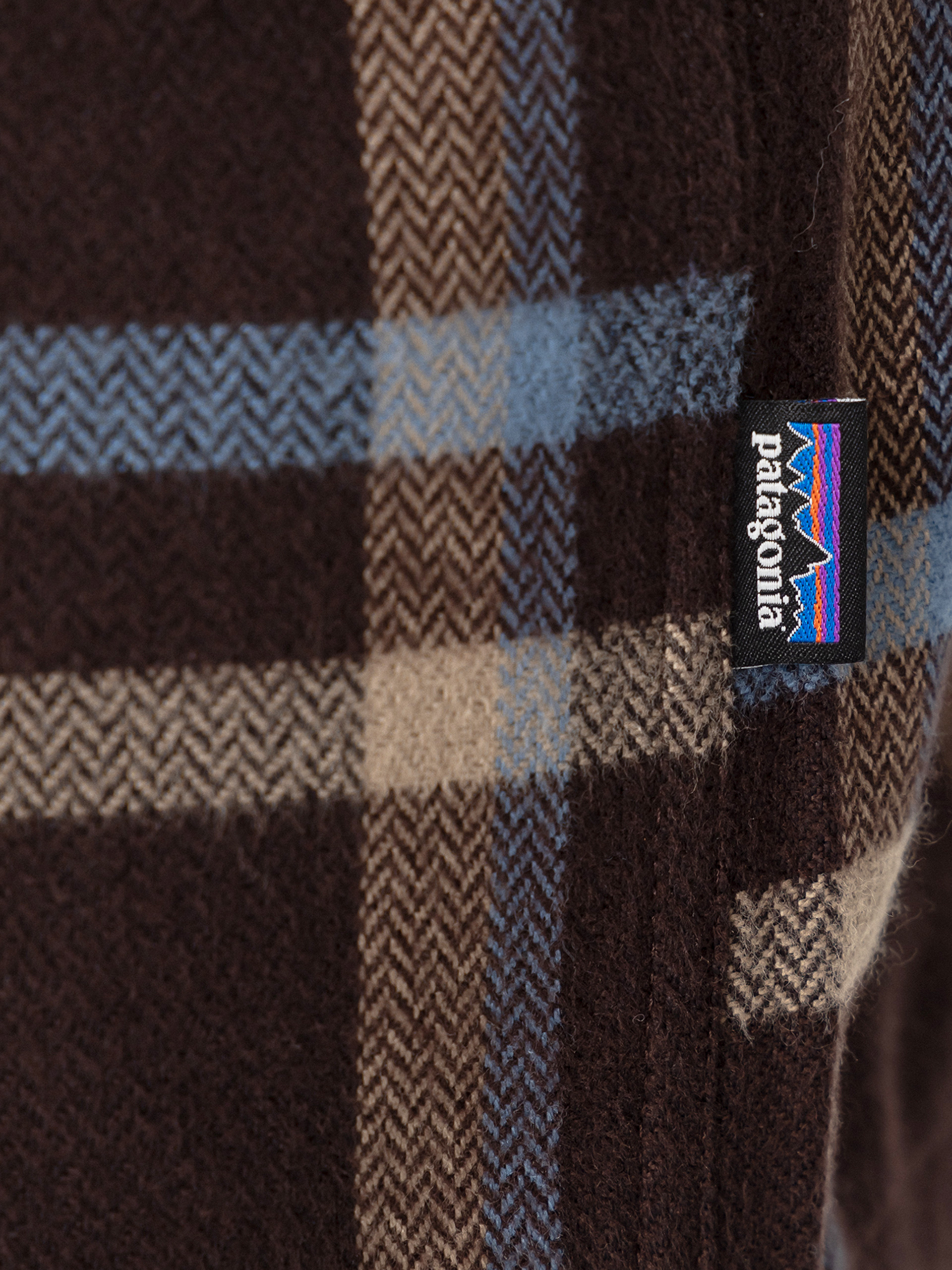 Patagonia Fjord Flannel Hemd (crossing den brown)