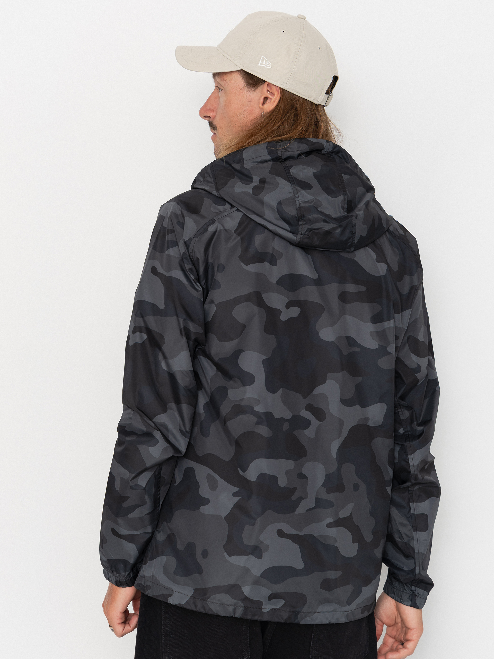 Fox Fox Head Camo Windbreaker Jacket (black camo)