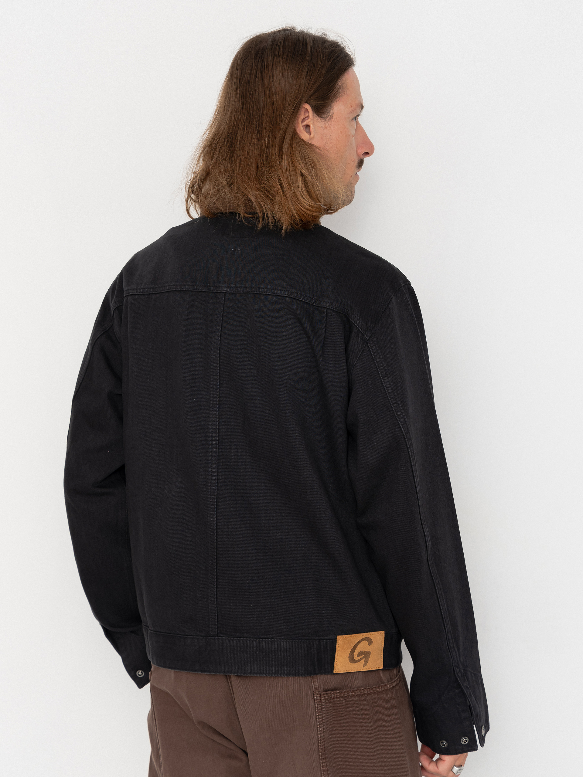 Gramicci Japanese Denim Trucker Jacke (true black)