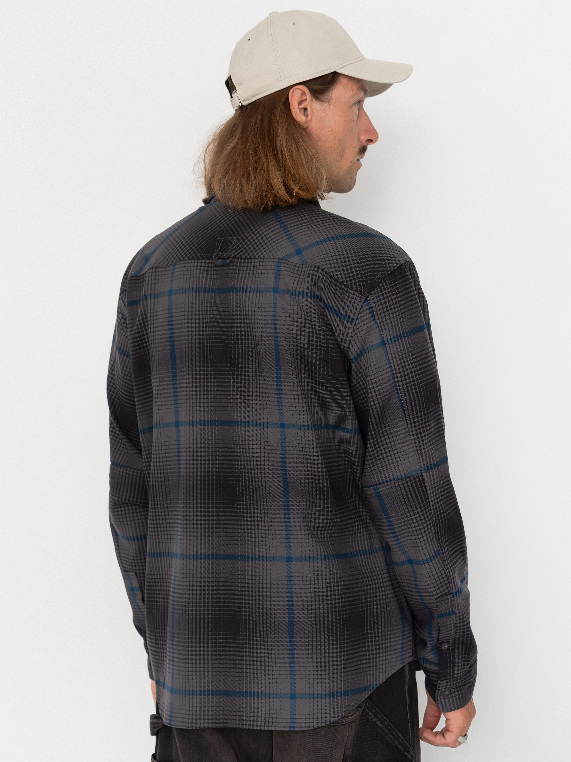 Fox Survivalist Fire Flannel Hemd (dark shadow)