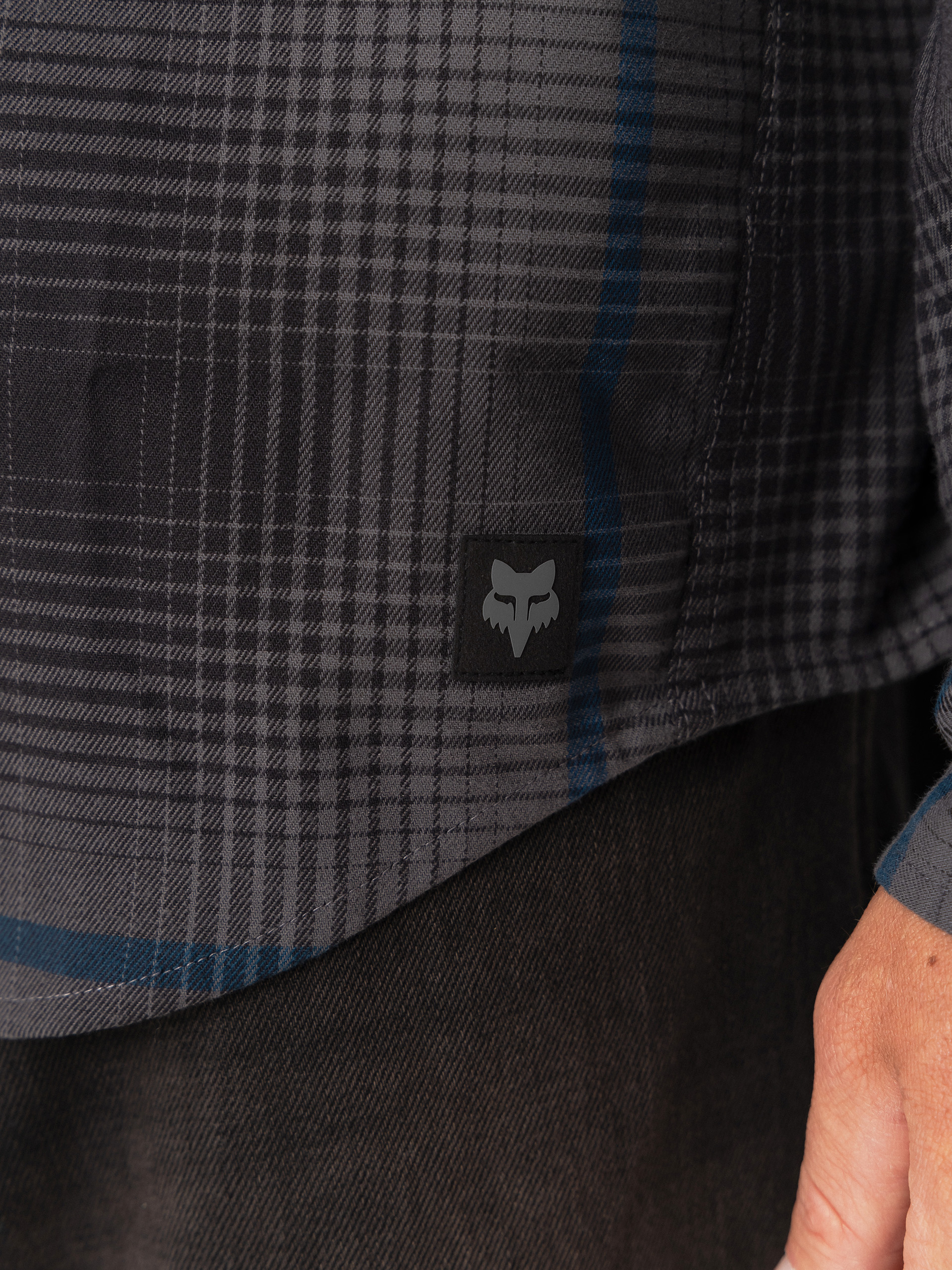 Fox Survivalist Fire Flannel Hemd (dark shadow)