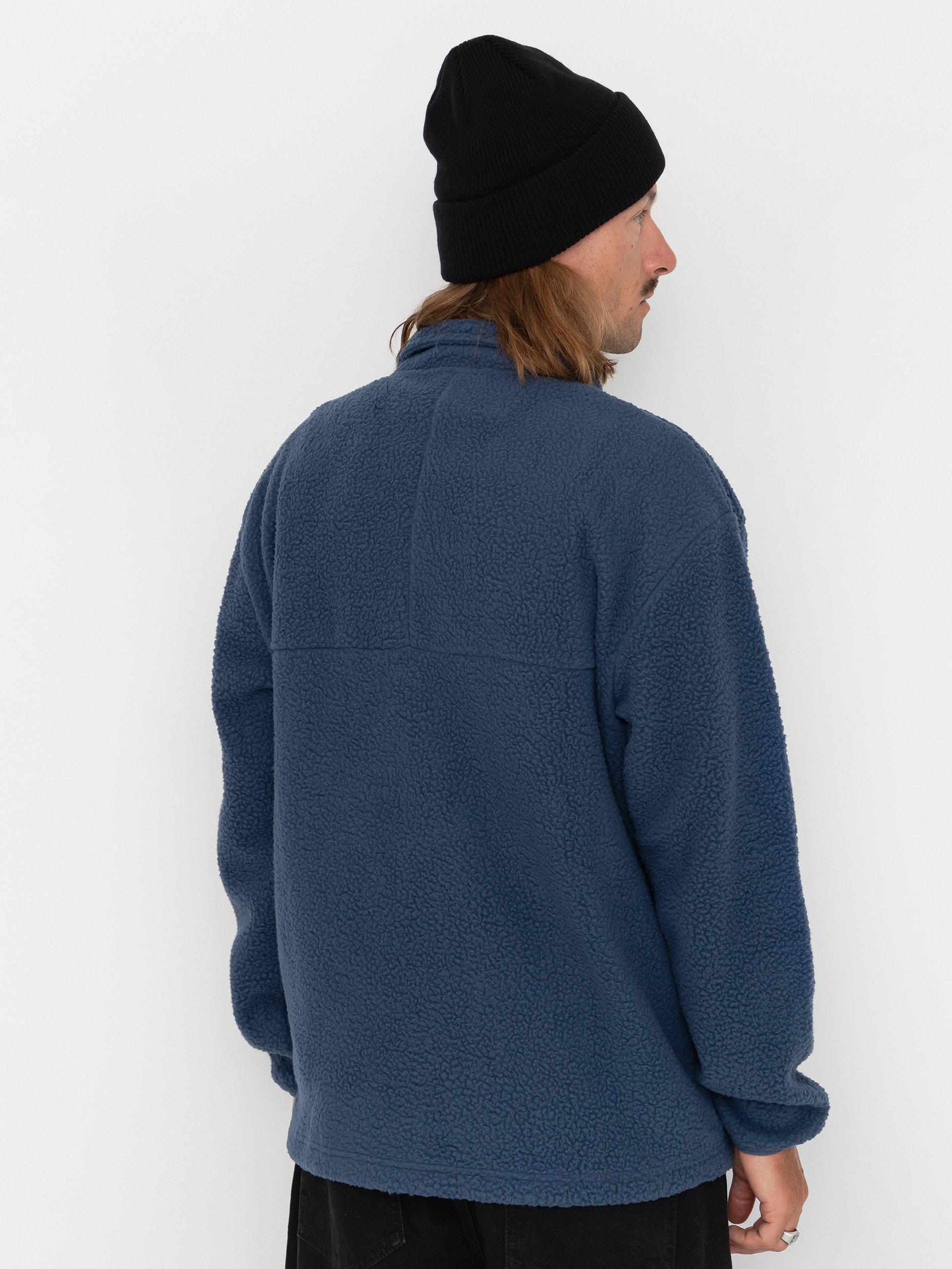 Mens Quiksilver Clean Coast Fz Fleece  (dark denim)