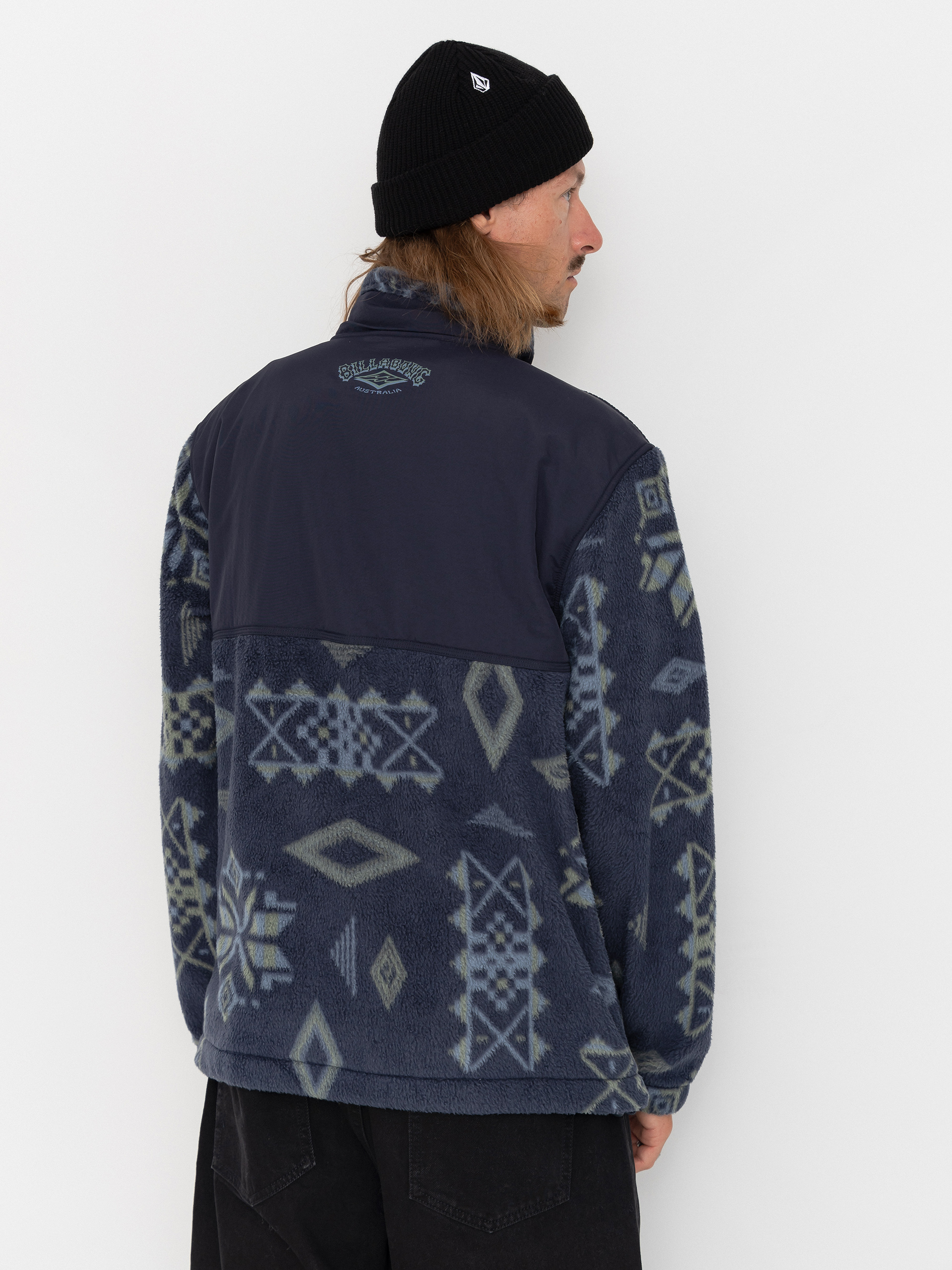 Herren Billabong Boundary Re Issue Fleece Jacke (navy)