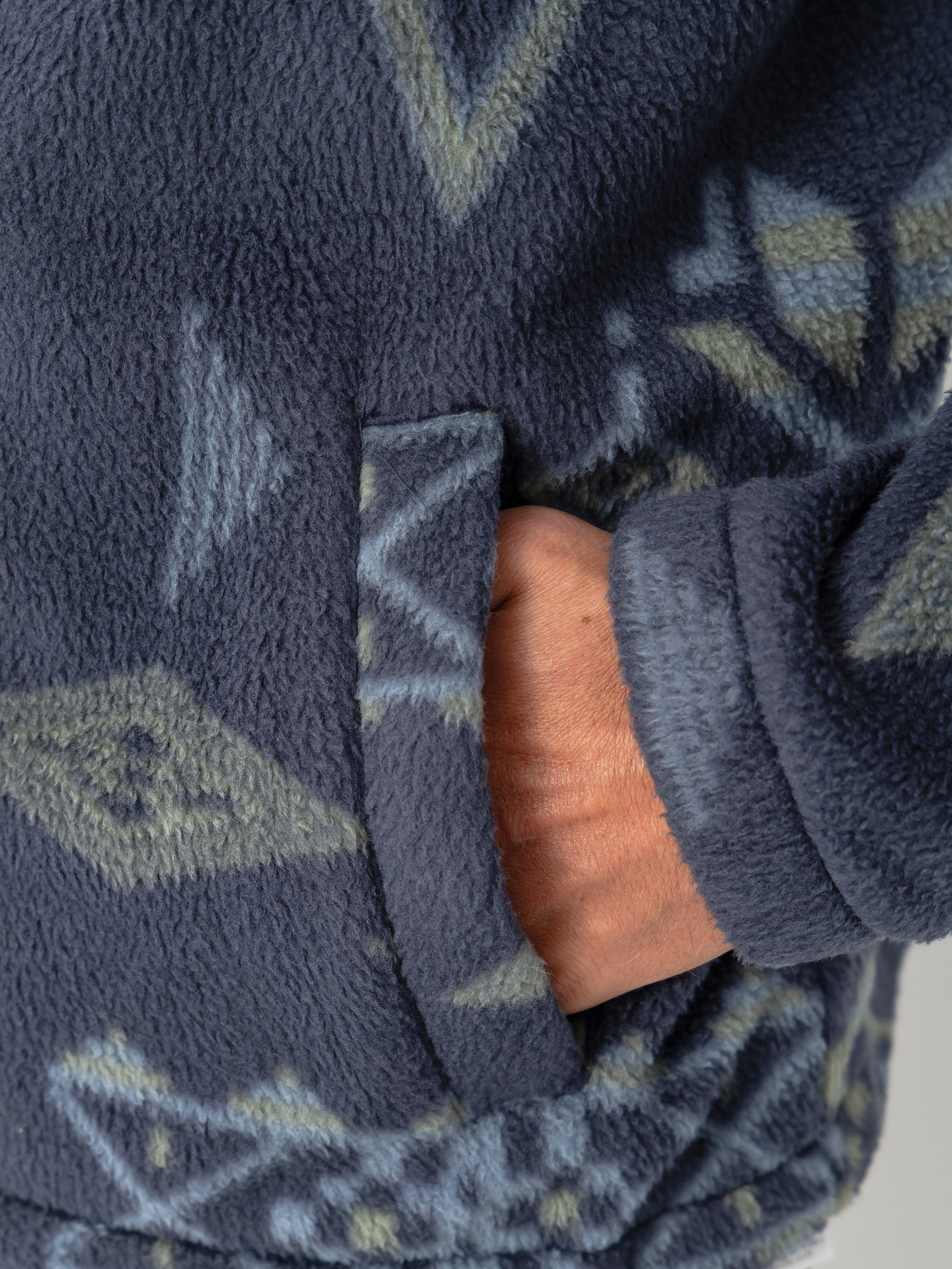 Herren Billabong Boundary Re Issue Fleece Jacke (navy)