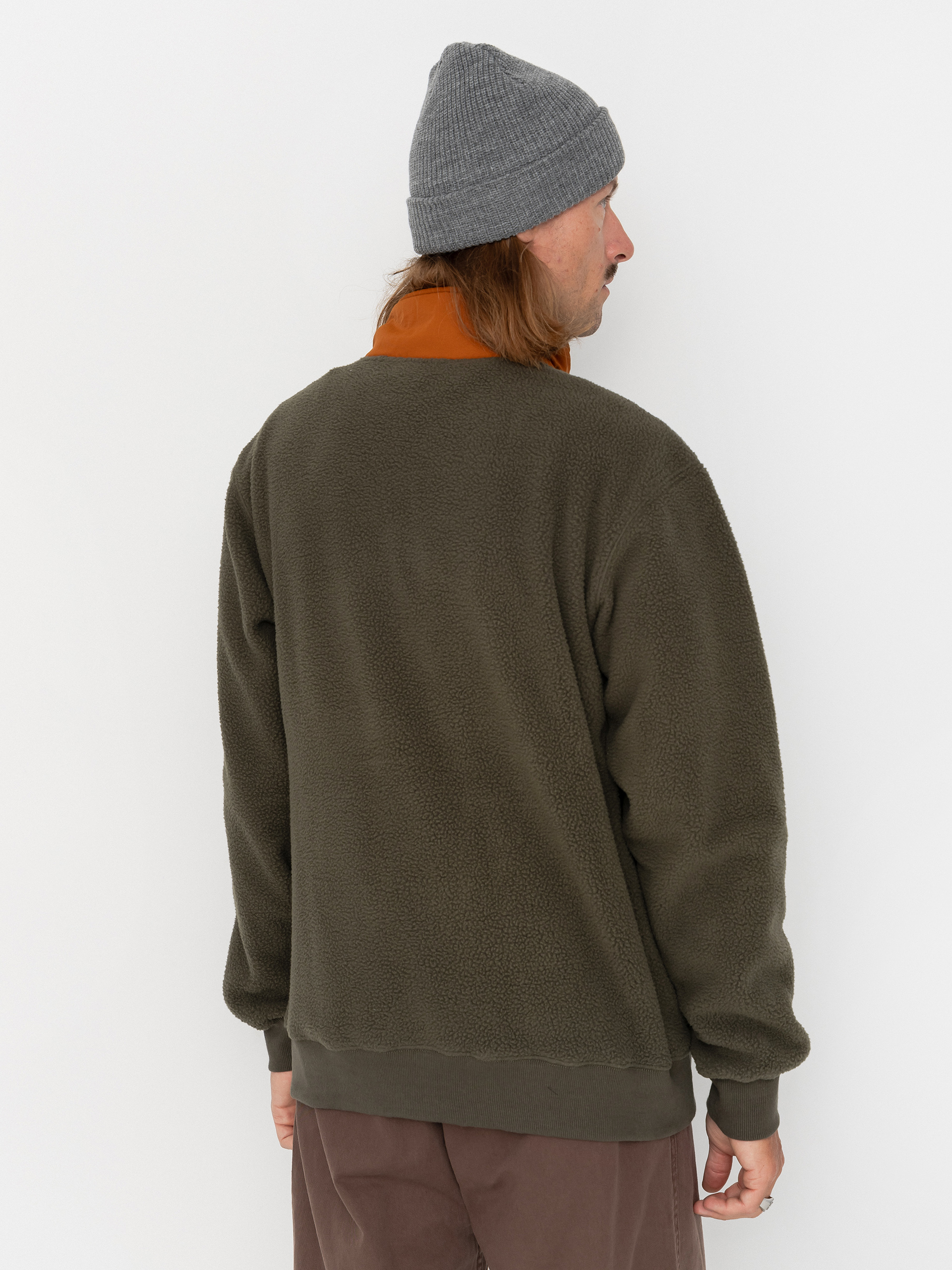 Herren Billabong Boundary Shore Fleece Jacke (caramel cafe)