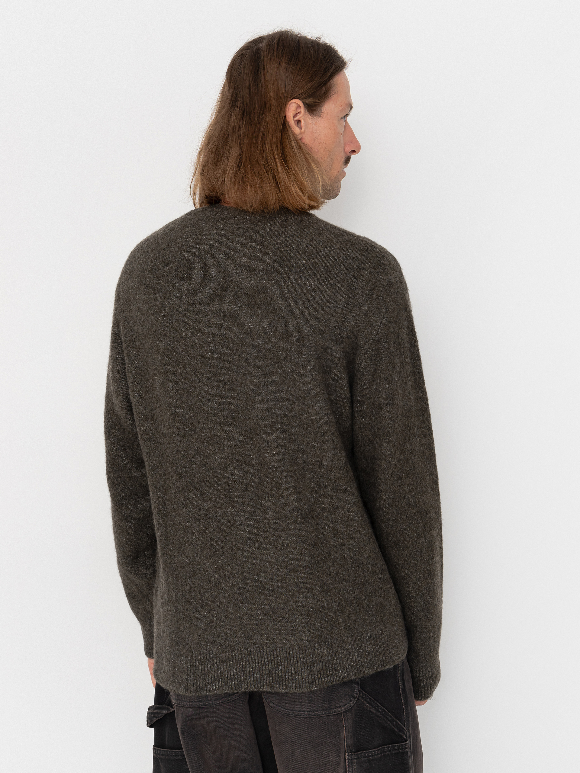 Carhartt WIP Curtis Sweater (tangled shungite)