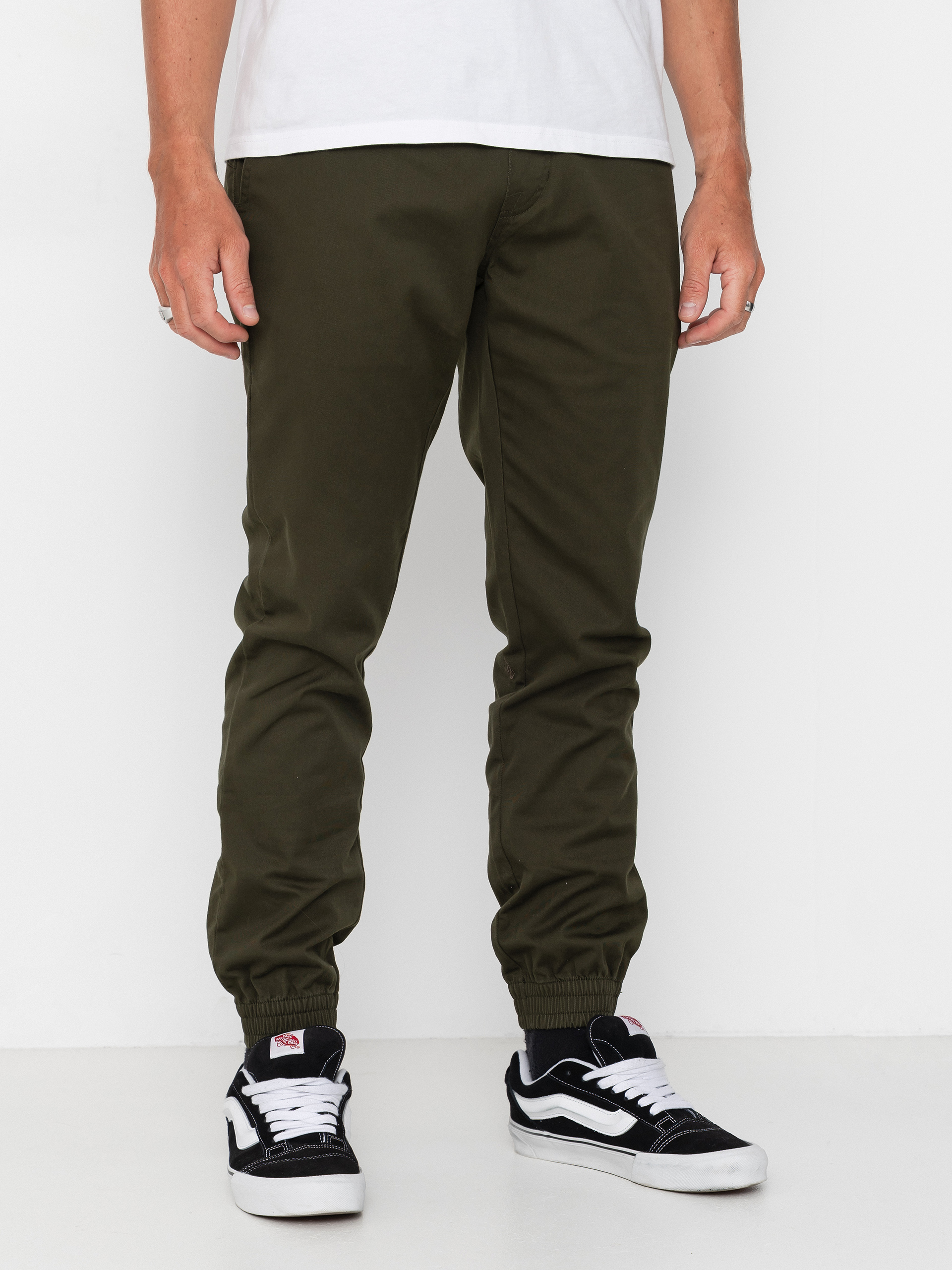Volcom Frickin Slim Jogger Pants (dark green)