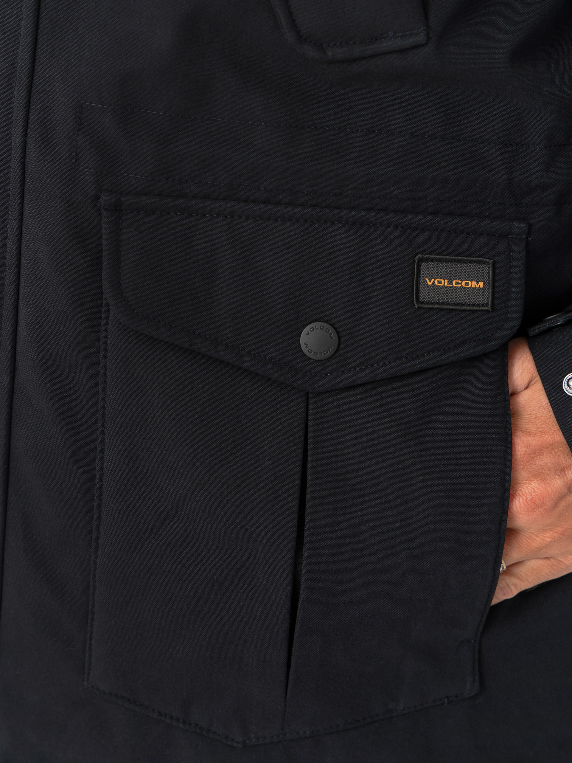 Volcom Starget 5K Parka Jacket (black)