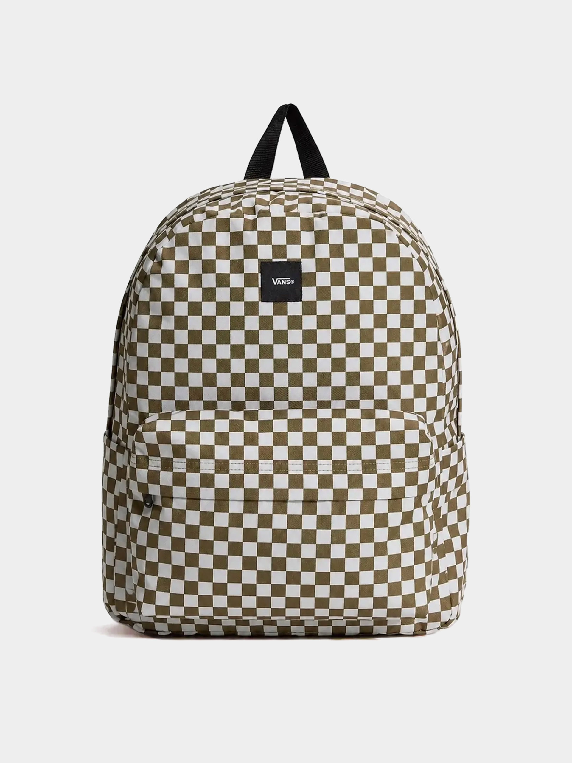 Vans Backpack Old Skool Check (olive brown)