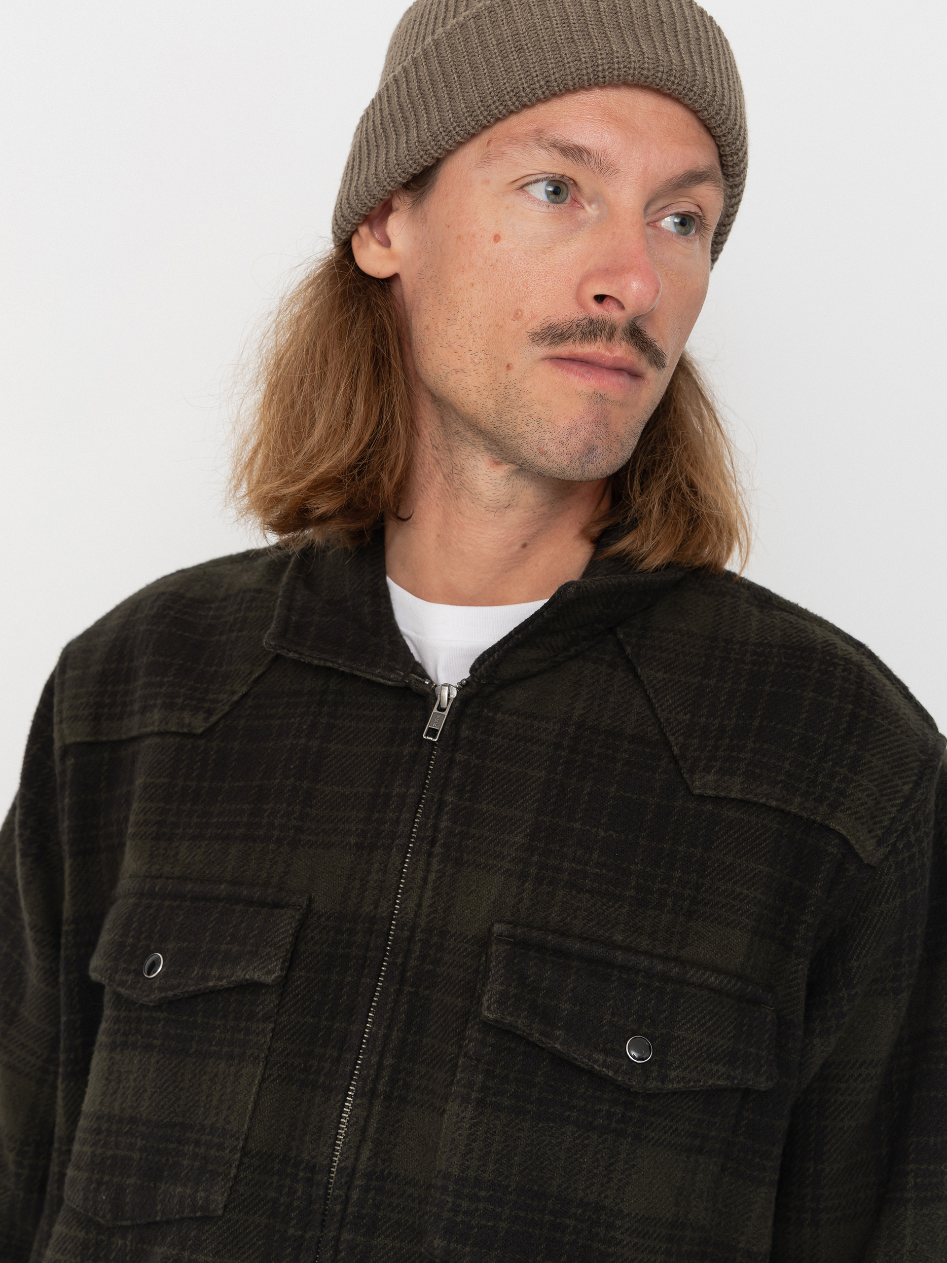 OBEY Willie Zip Shirt Jacket (rosin multi)