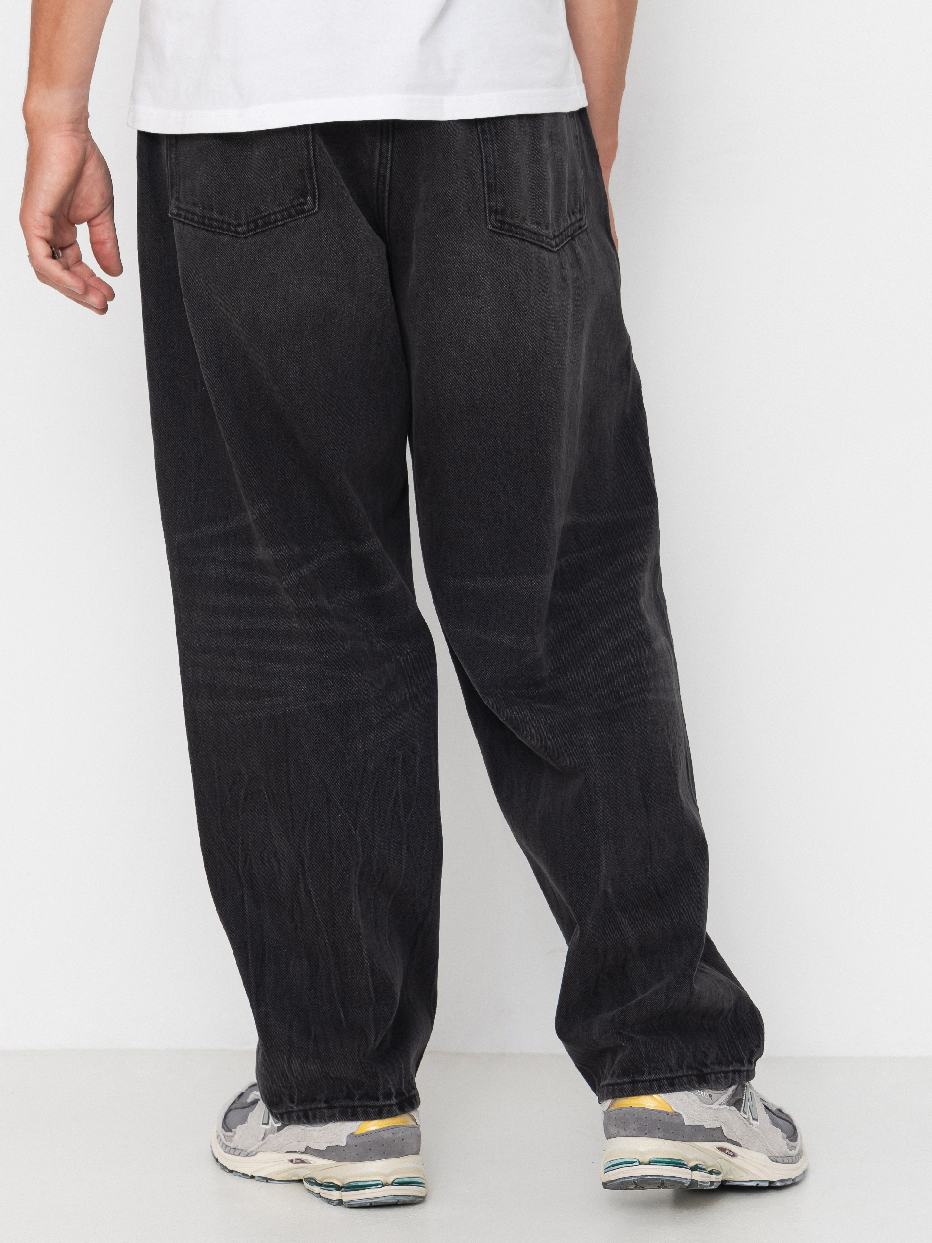 OBEY Bigwig Baggy Denim Pants (heavy vintage black)