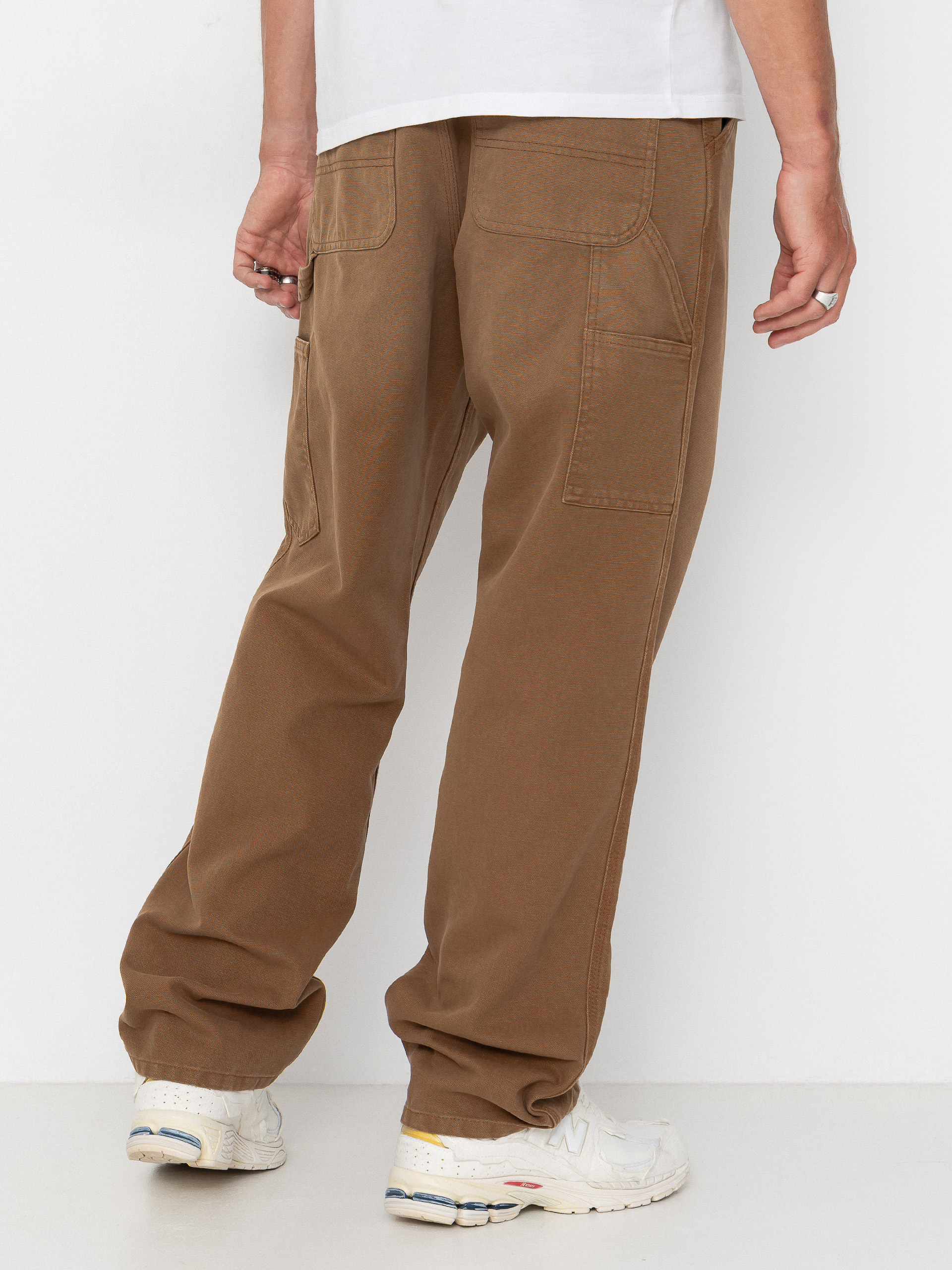 Carhartt WIP Pants Single Knee (wip h brown/stone canvas)