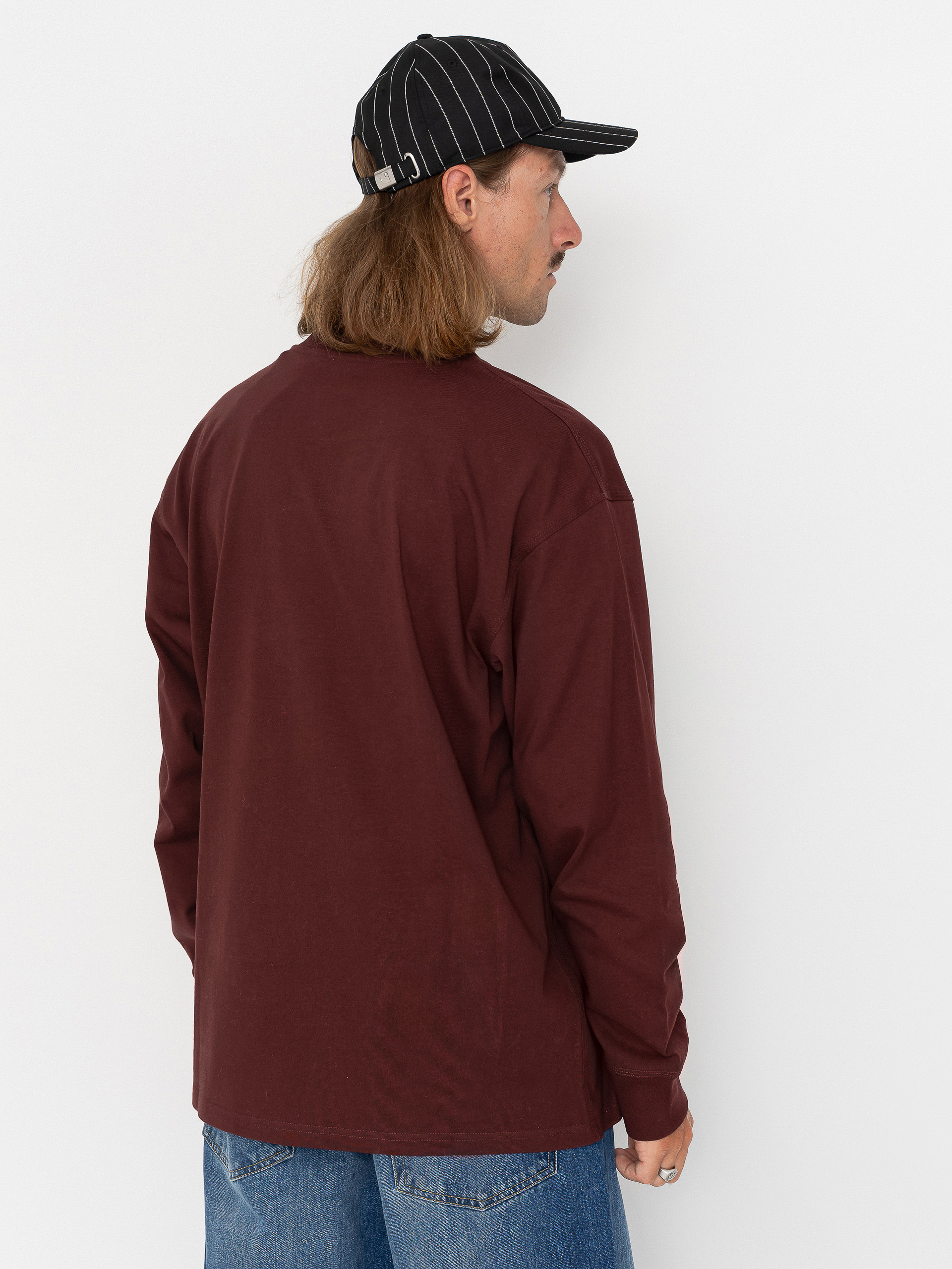 Carhartt WIP Longsleeve American Script (amarone)