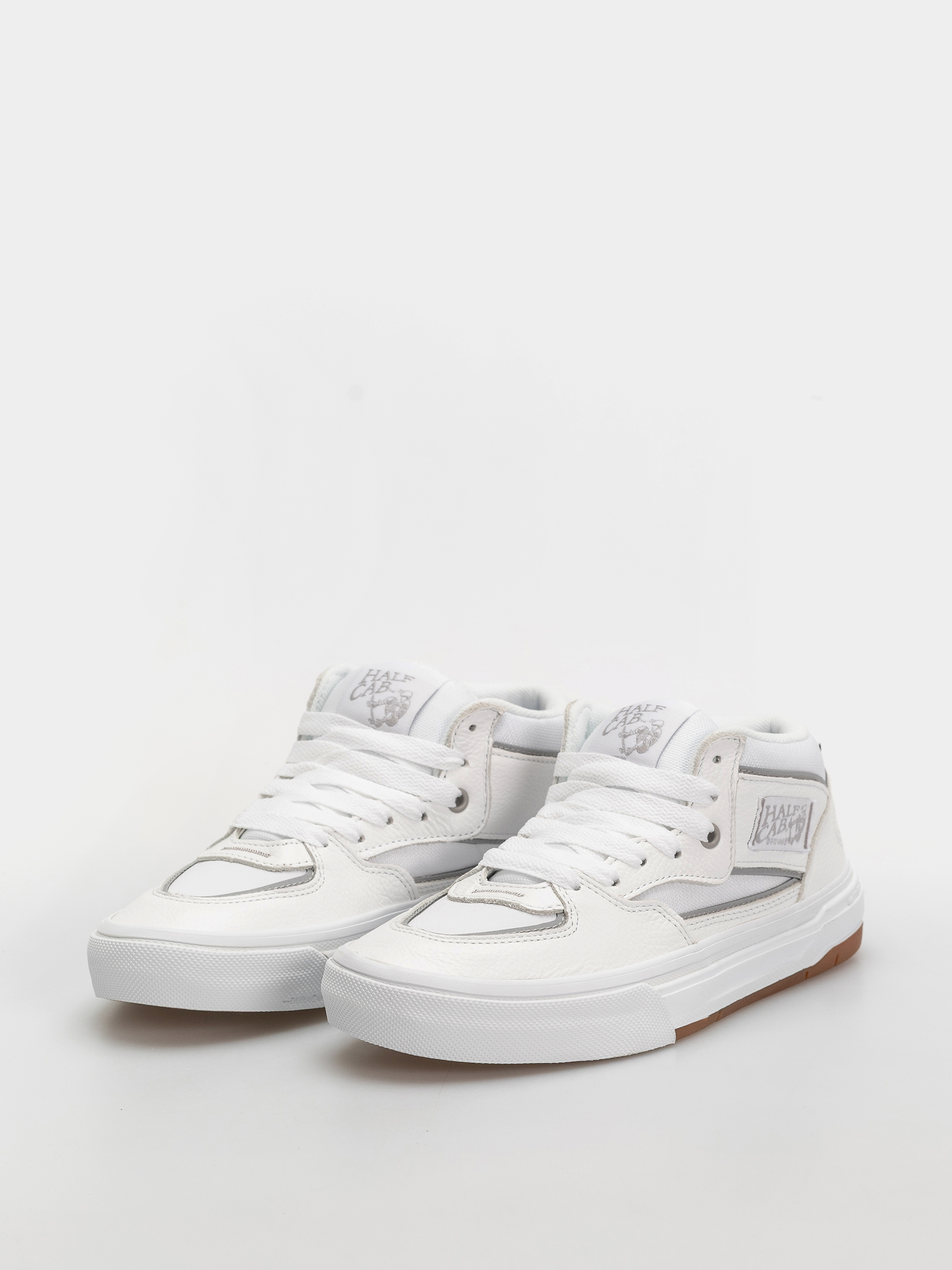 Vans Skate Half Cab Wafflecup Shoes (white/light grey)