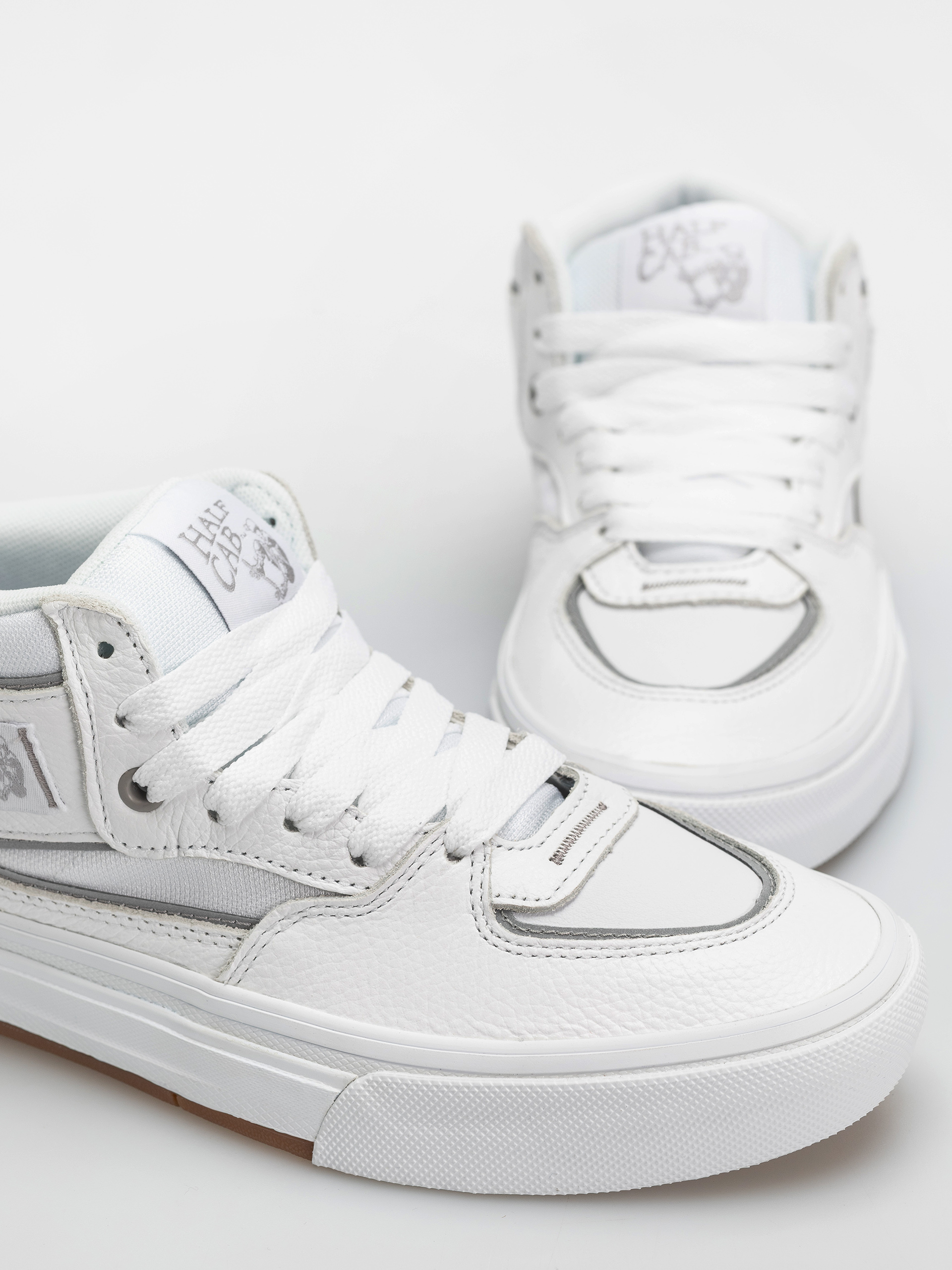 Vans Skate Half Cab Wafflecup Schuhe (white/light grey)