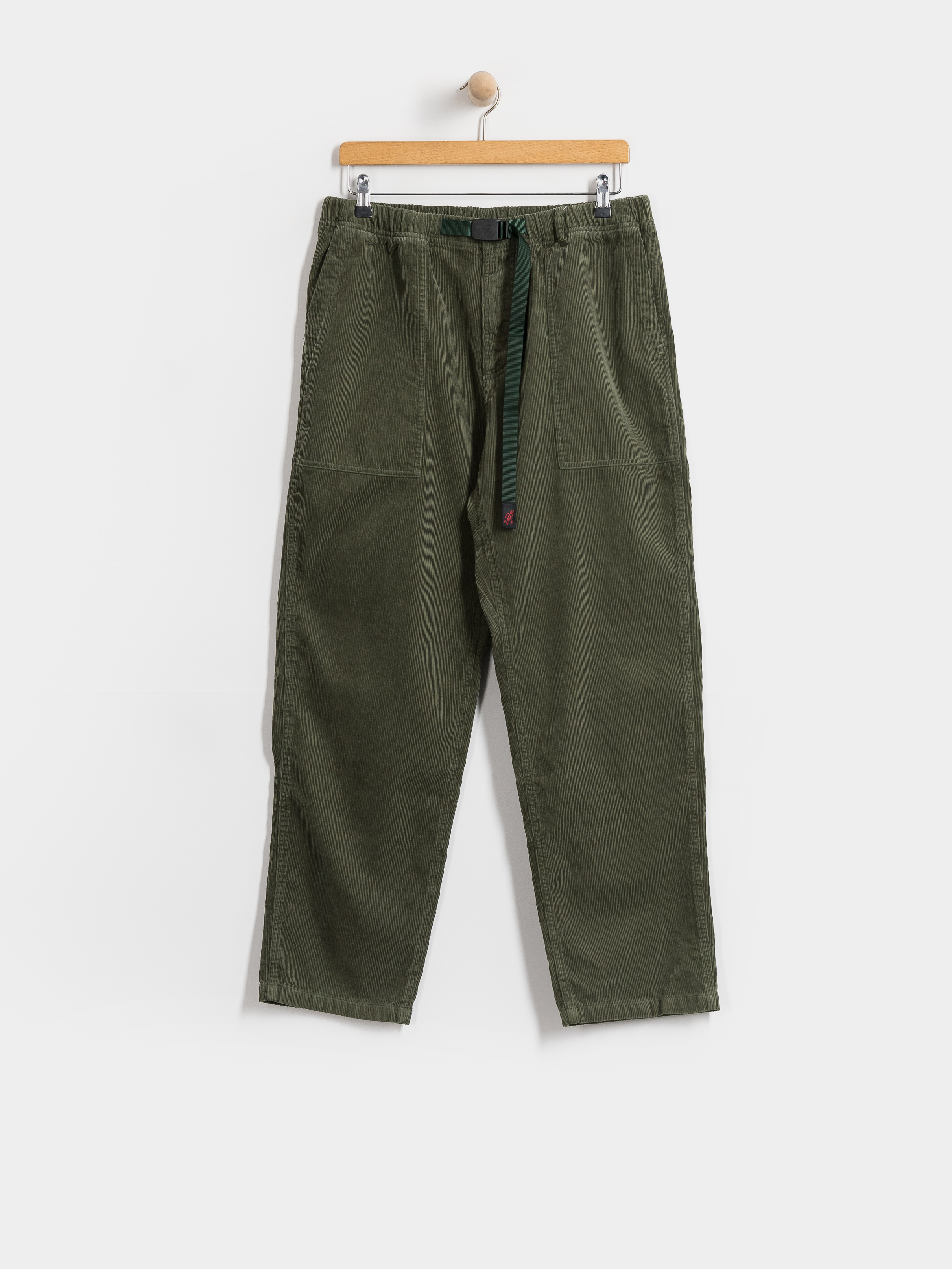 Gramicci Corduroy Loose Tapered Ridge Hose (toned olive)