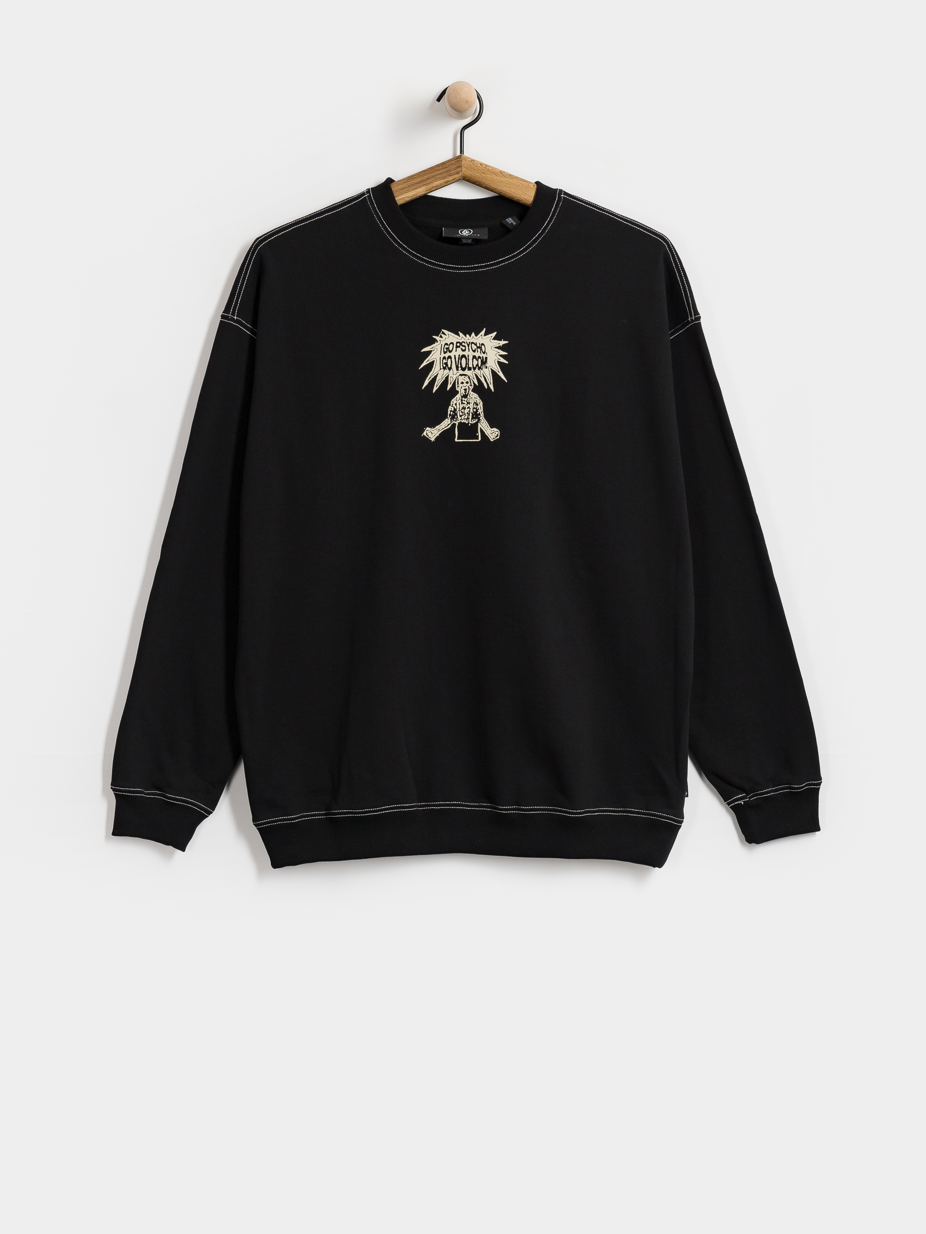 Volcom I Go Psycho Sweatshirt (black)