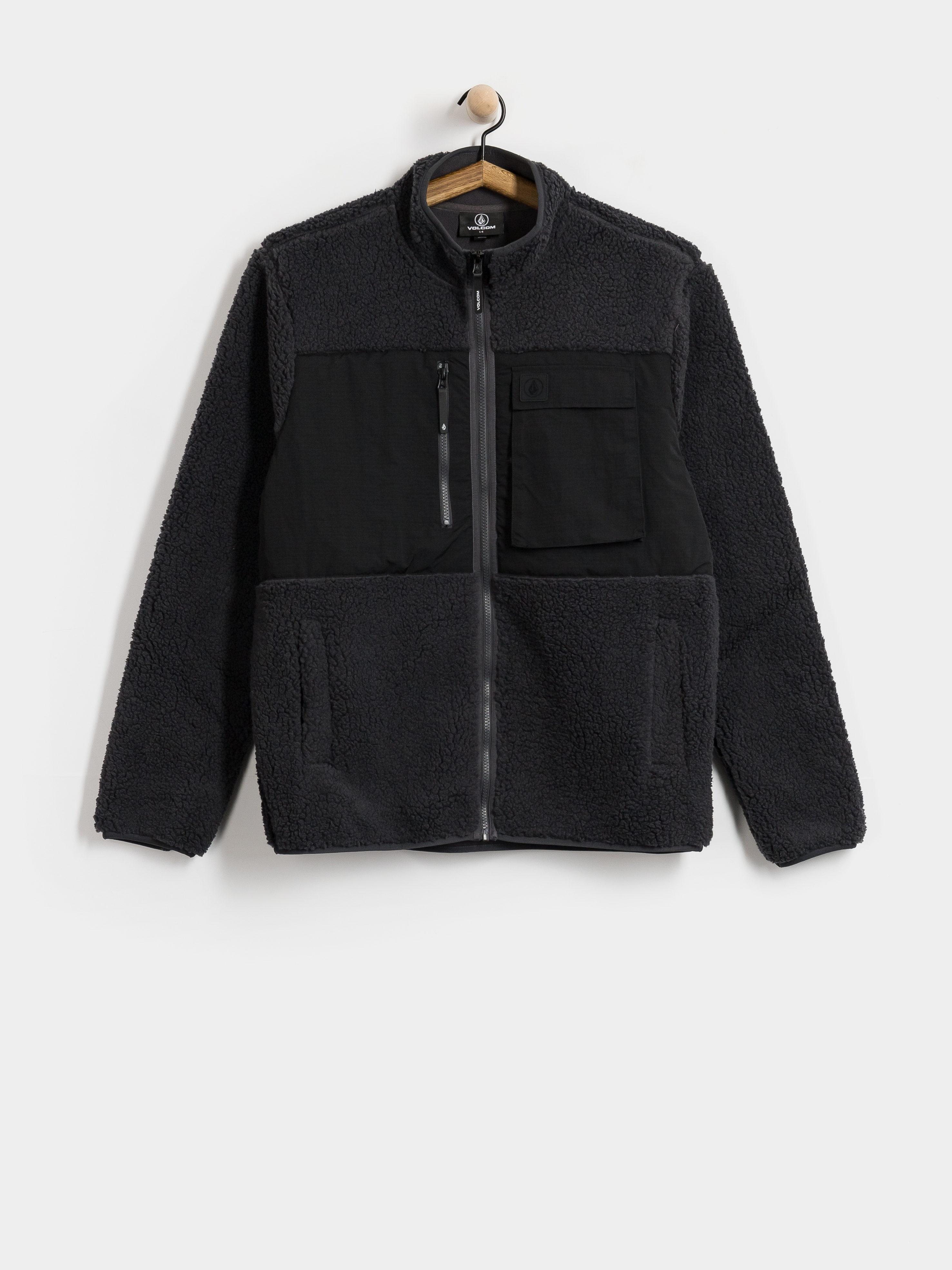 Volcom Storm Stone Zip Sweatshirt (asphalt black)