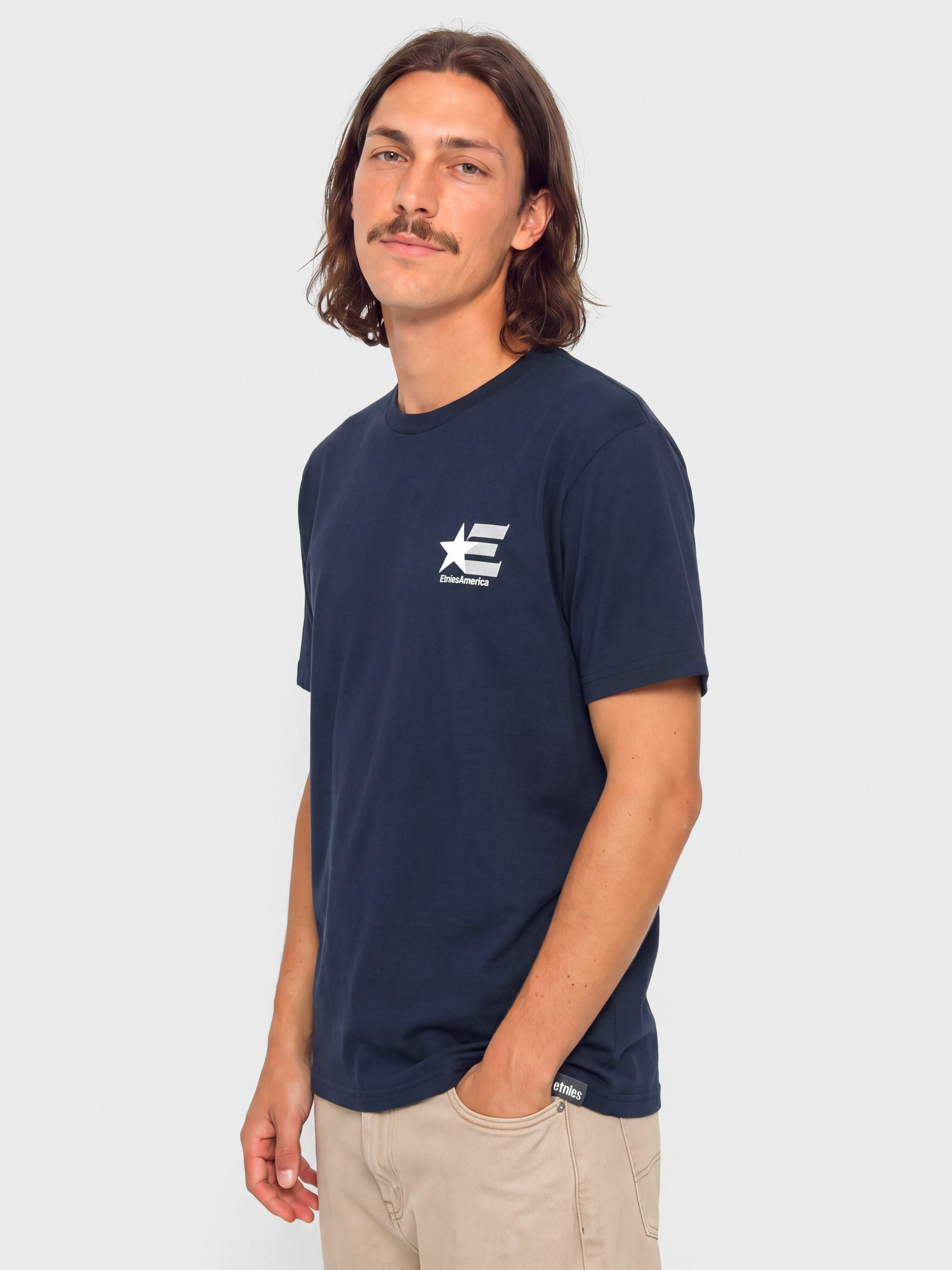 Etnies America T-Shirt (navy/white)