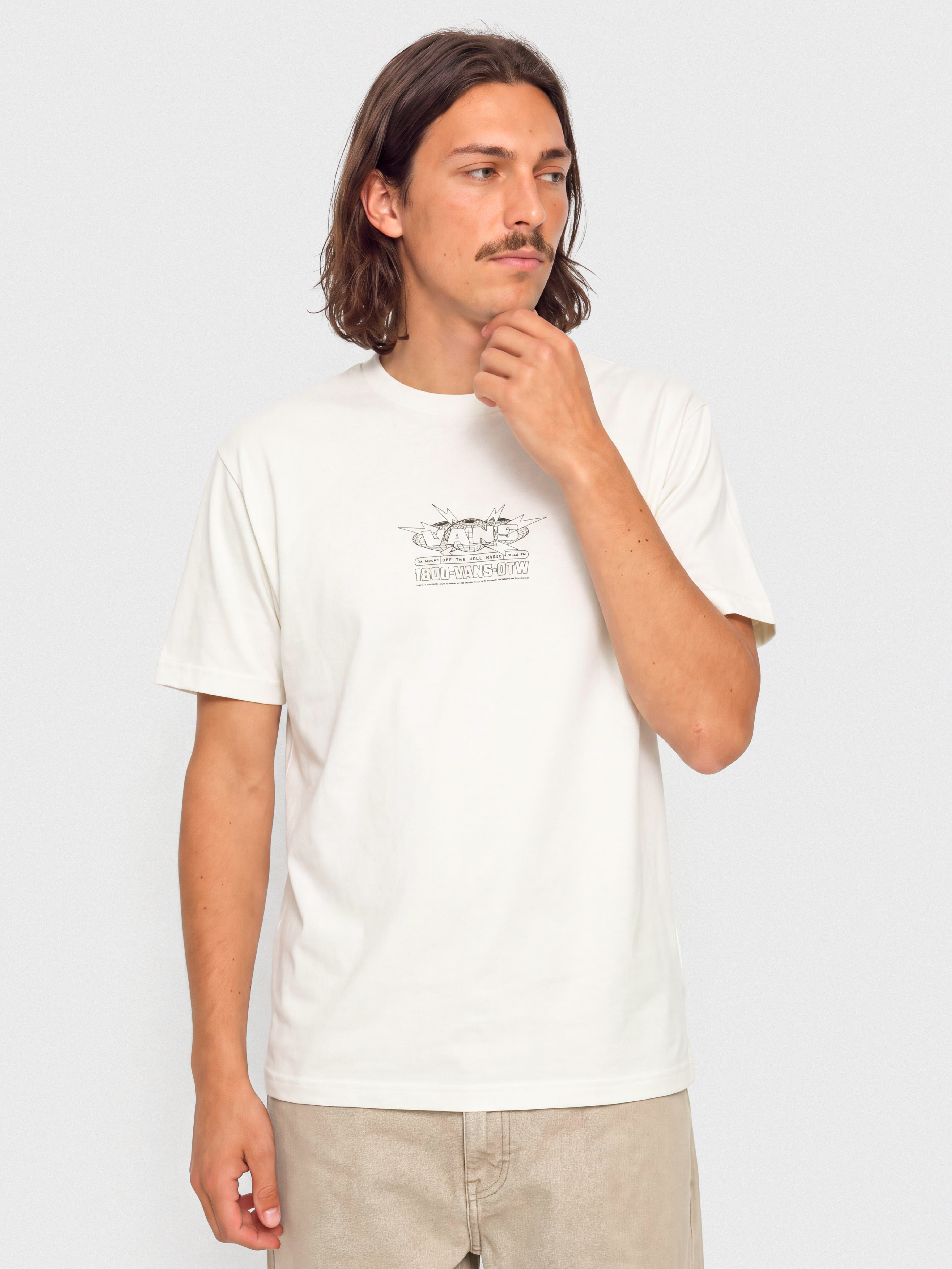 Vans T-Shirt Hotline Radio (marshmallow)
