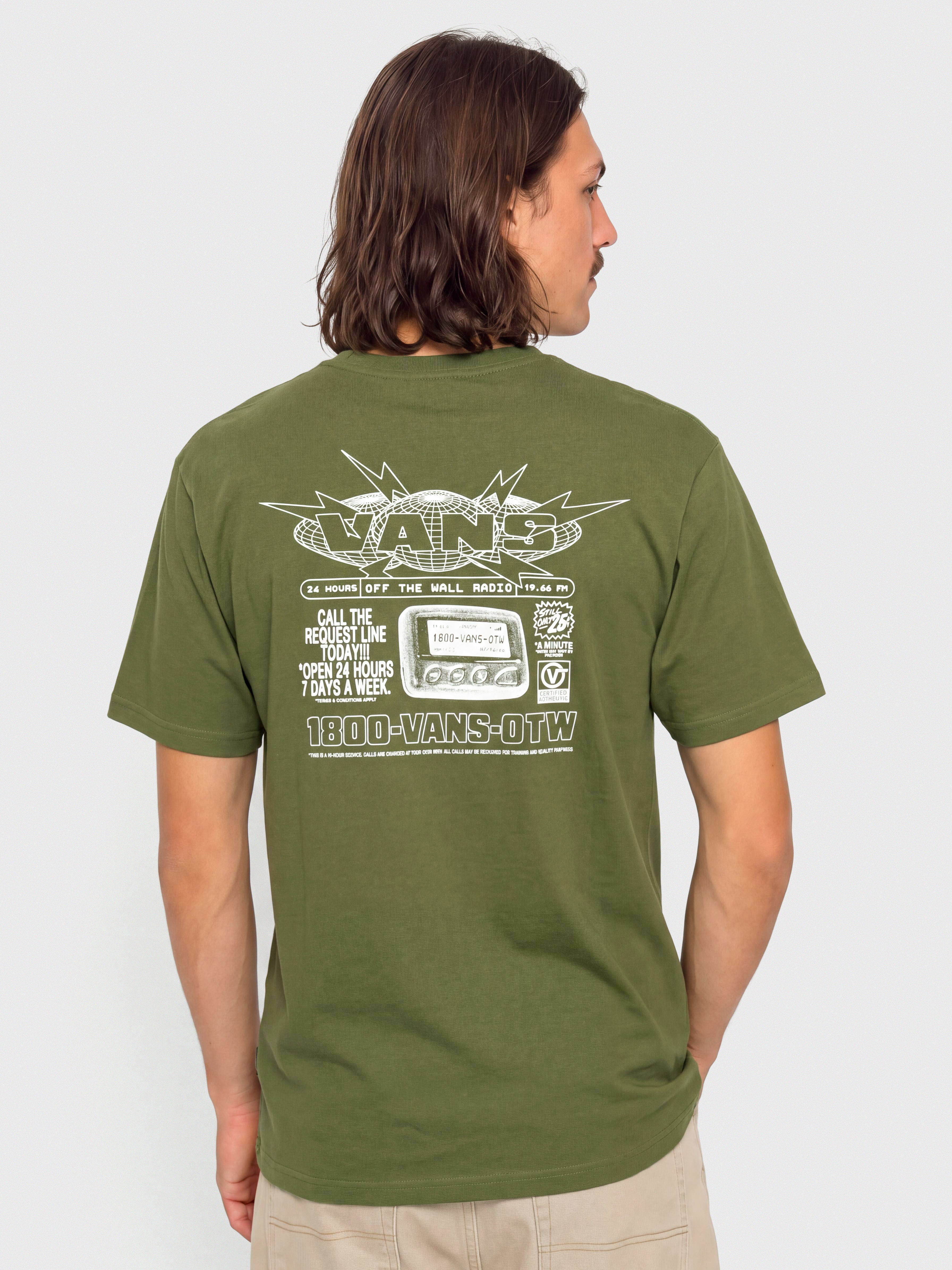 Vans T-Shirt Hotline Radio (green balsam)
