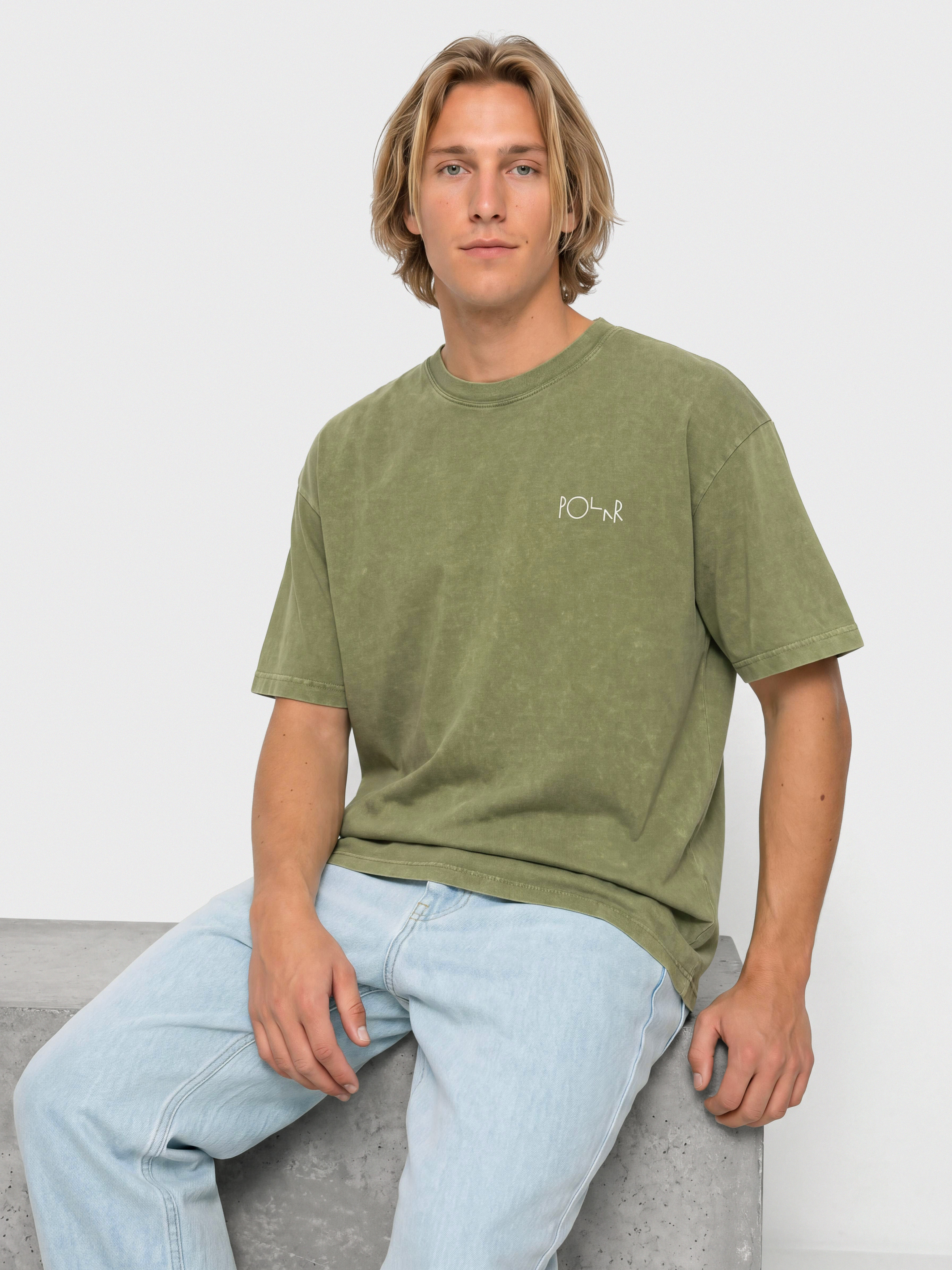 Polar Skate Fade T-Shirt (army green)