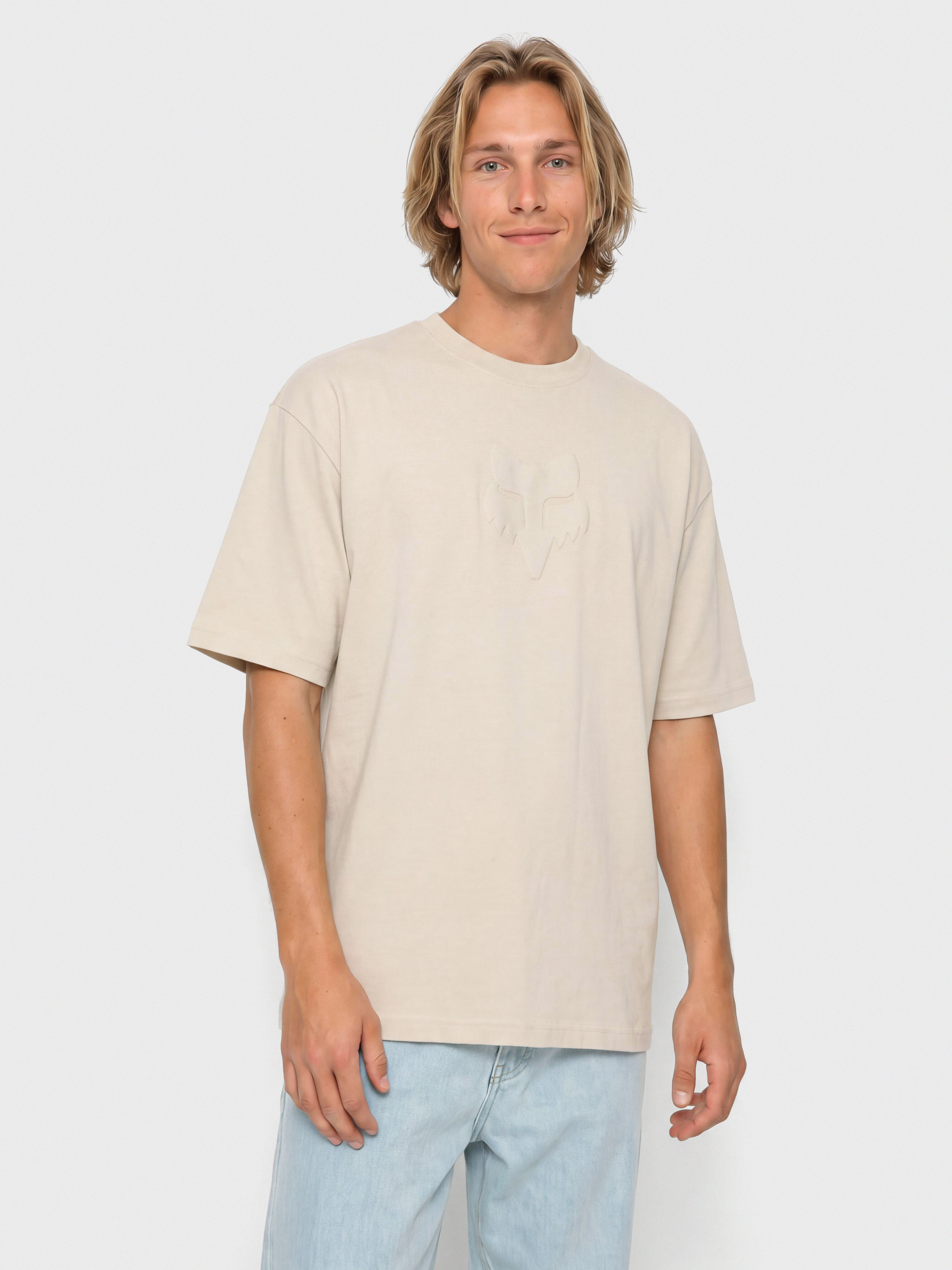 Fox Fox Head Heavyweight T-Shirt (chalk)