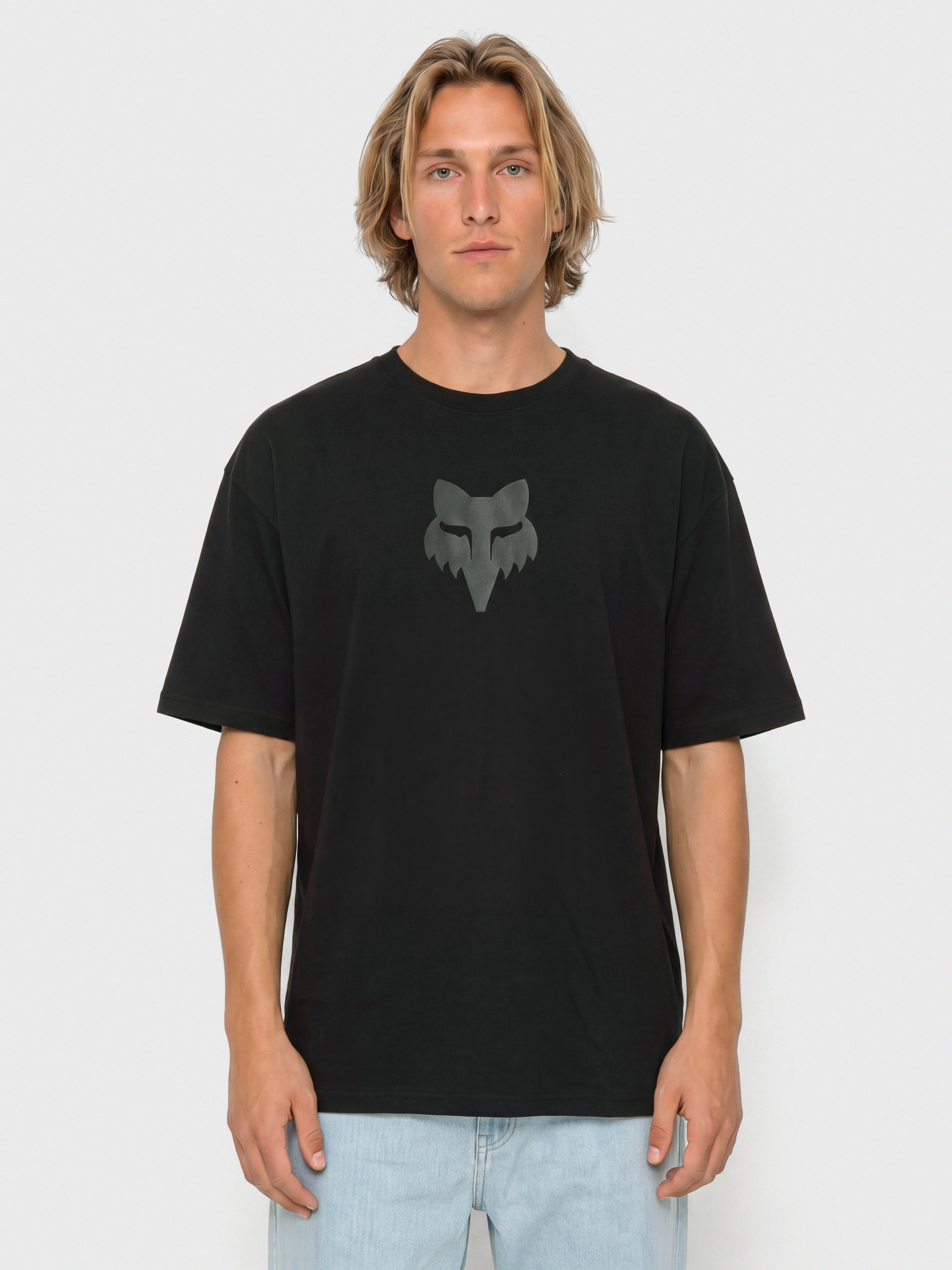 Fox Fox Head Heavyweight T-Shirt (black)