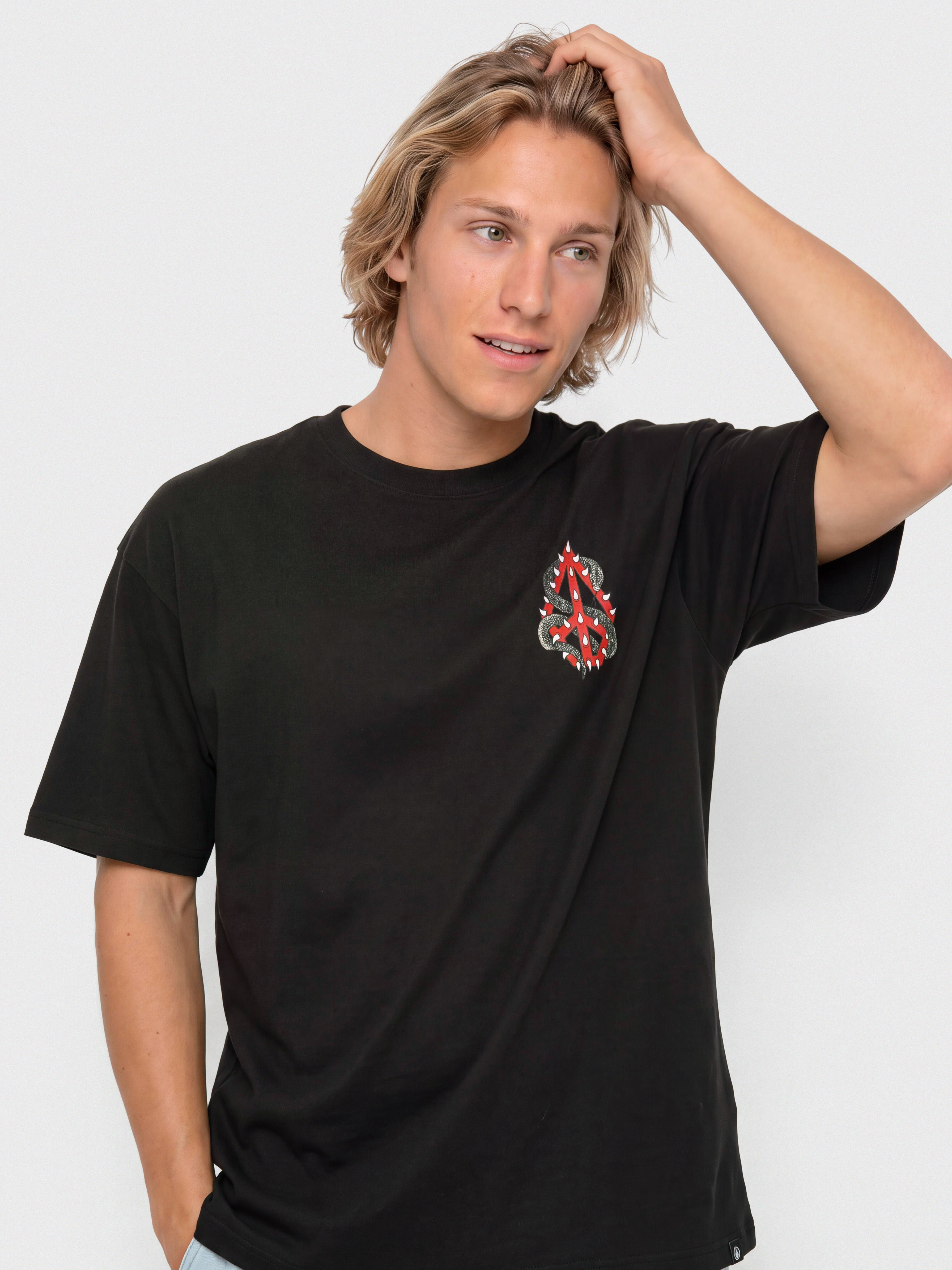 Volcom Snake Peace Lse T-Shirt (black)