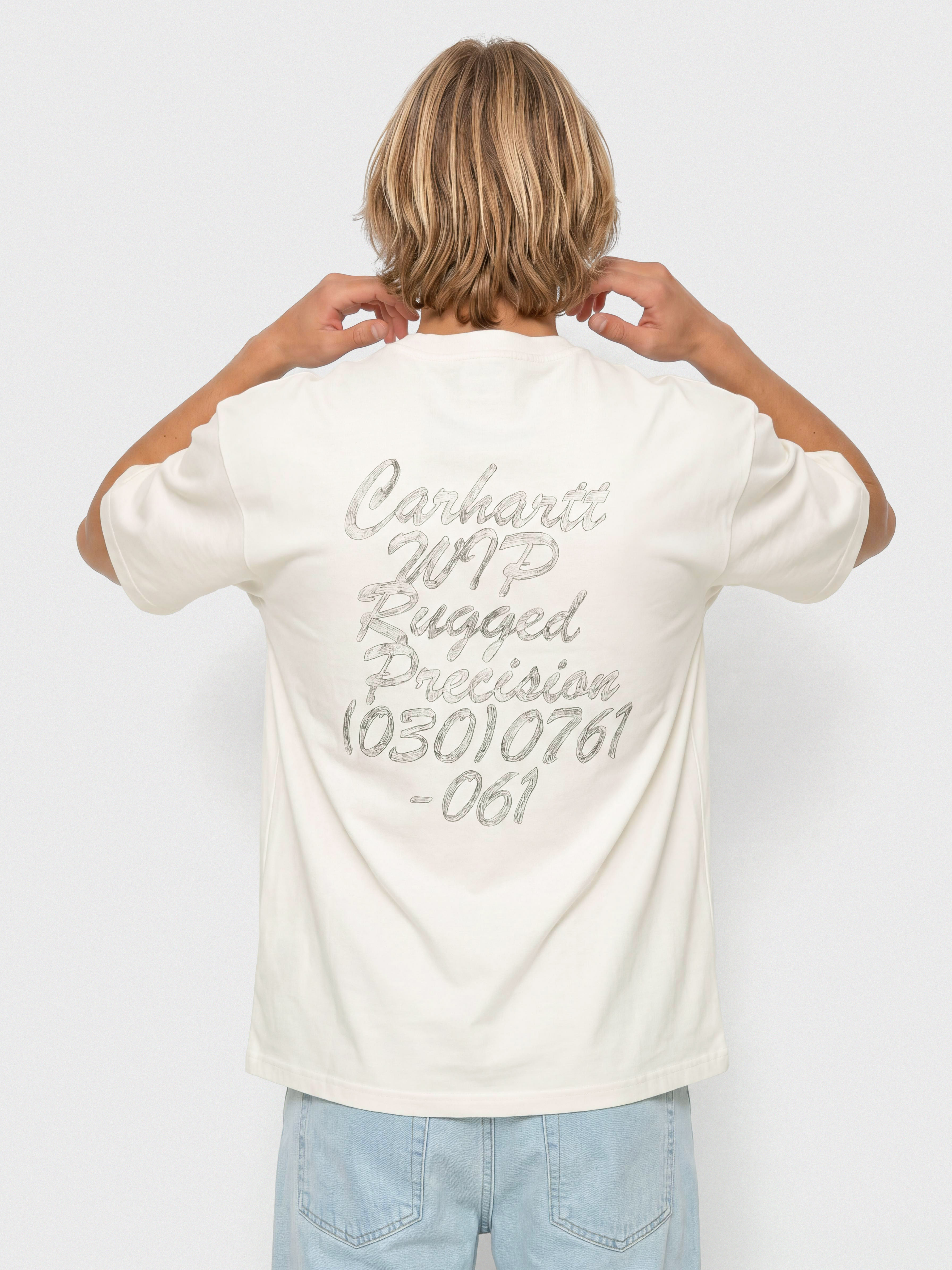 Carhartt WIP Hatching Script T-Shirt (wax/garment dyed)
