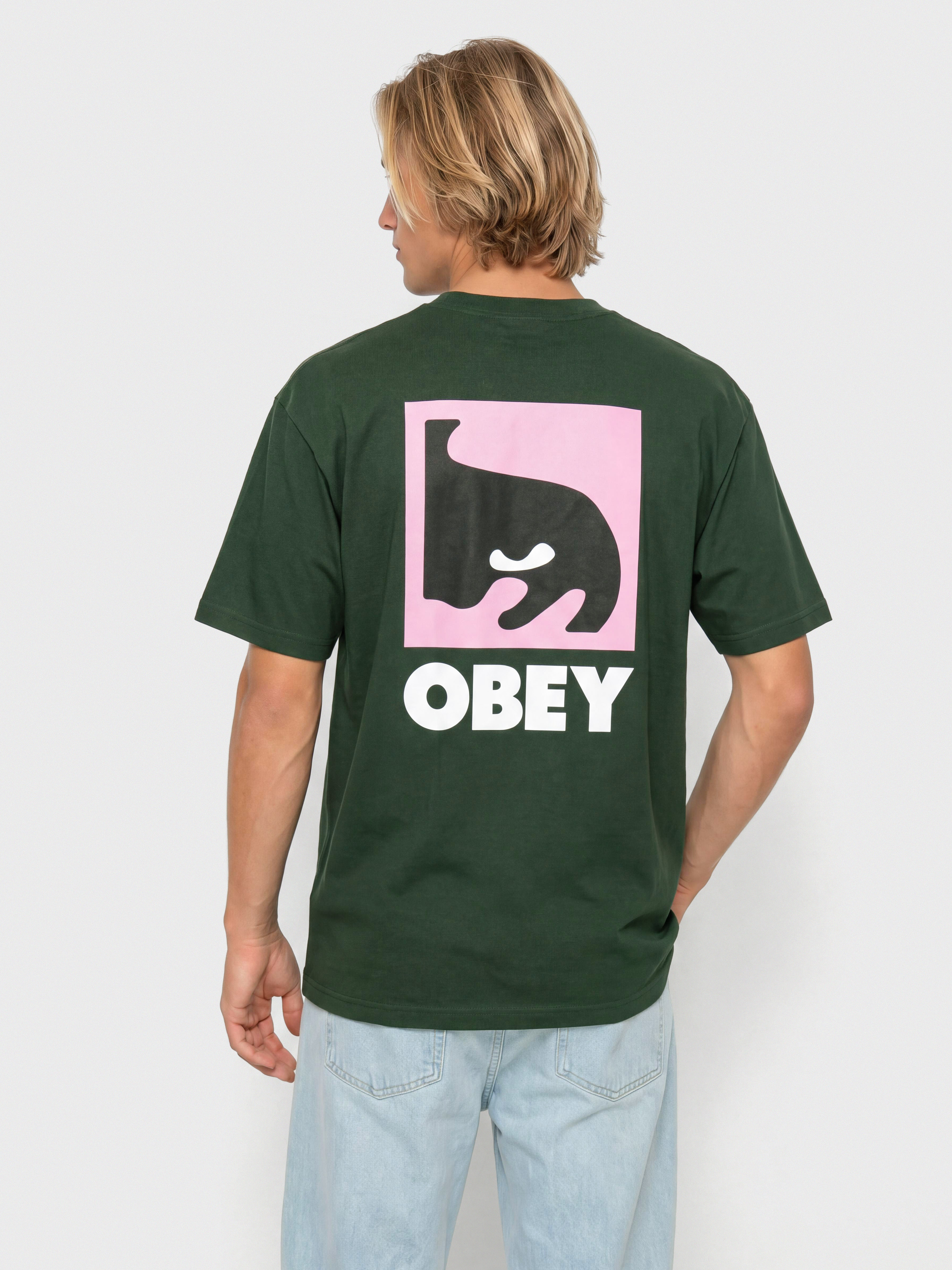 OBEY T-Shirt Quarter Eye Icon (forest green)