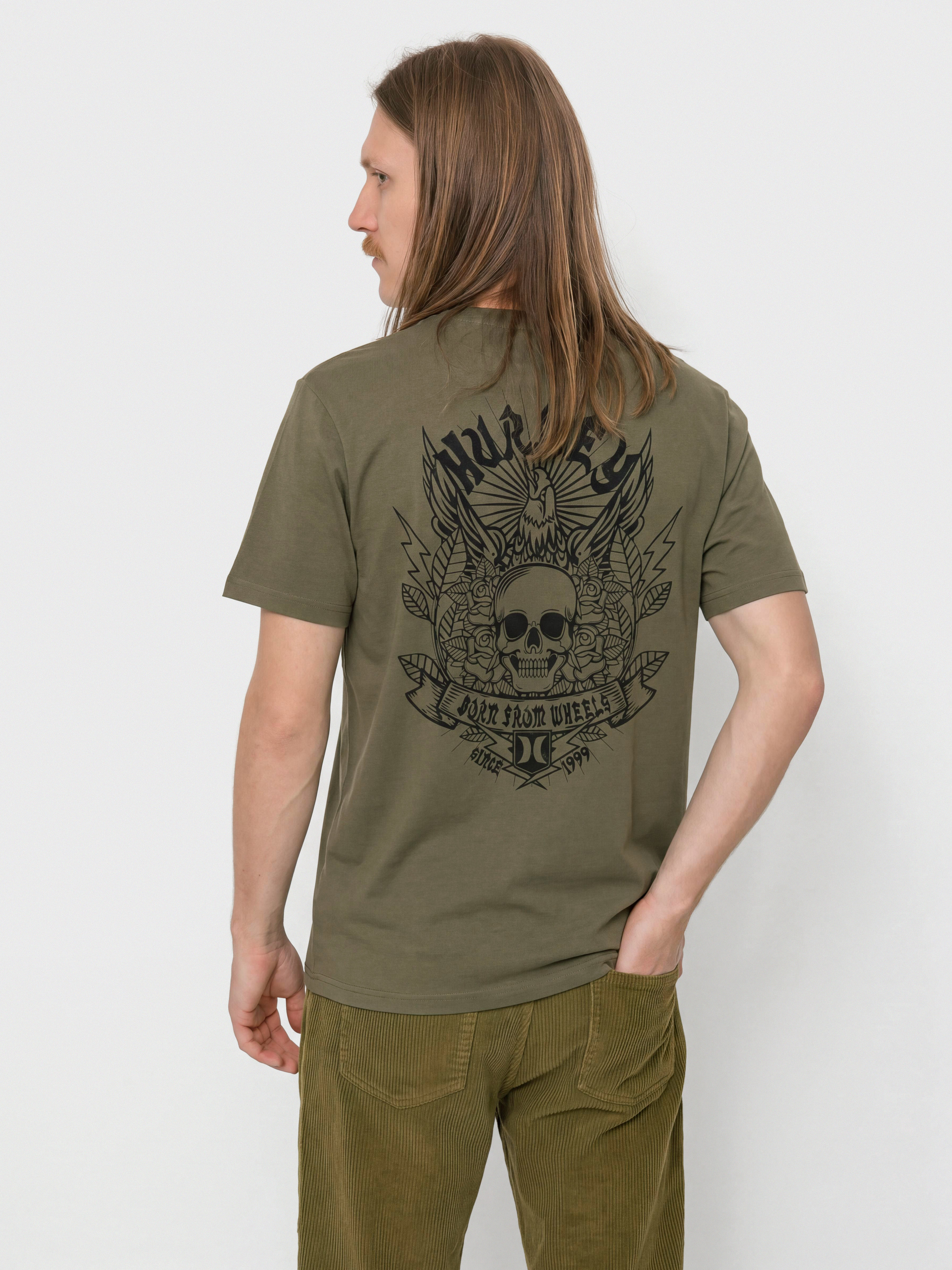 Hurley T-Shirt Built Eagle (charcoal)