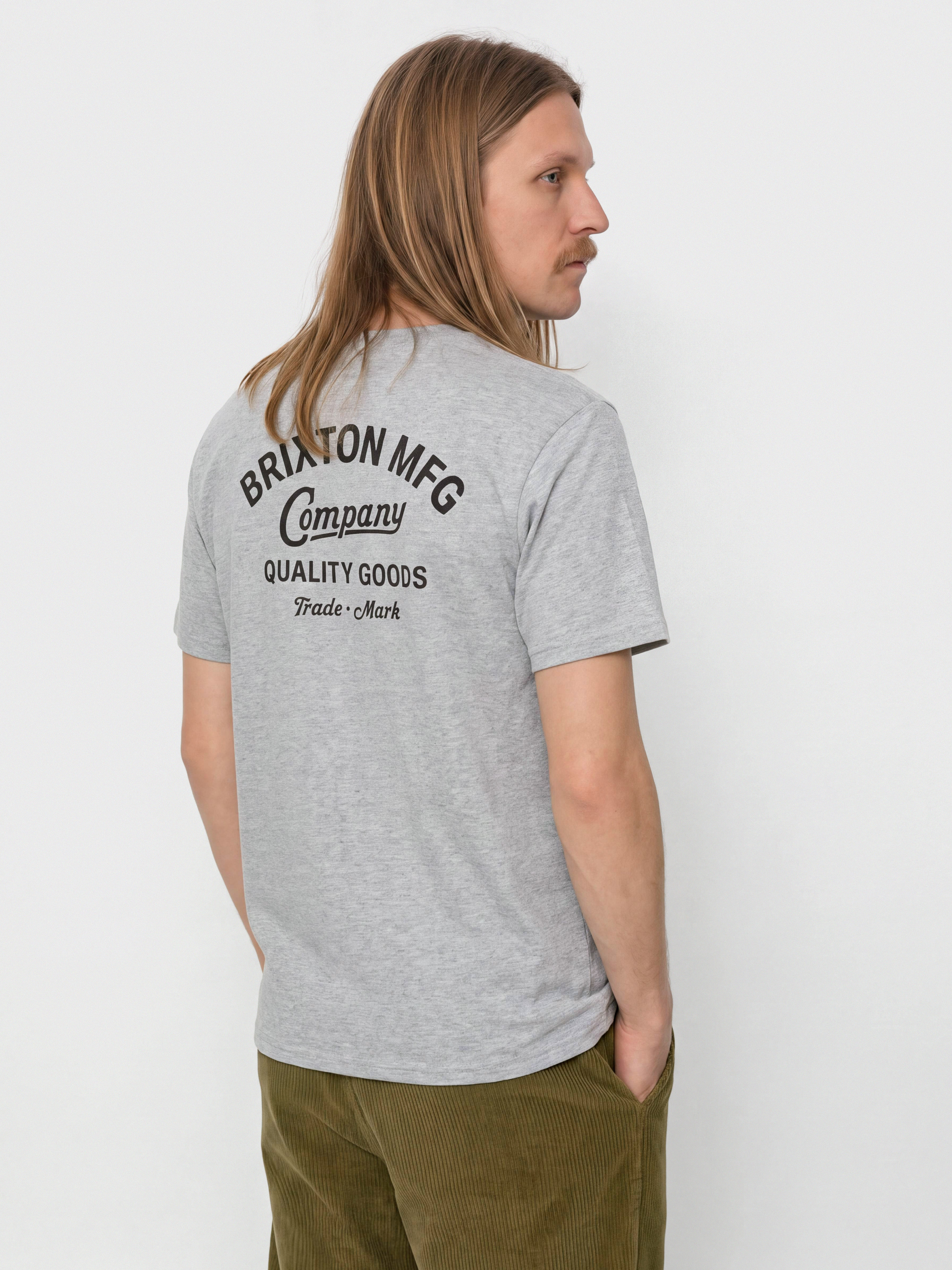 Brixton Straton Stnd T-Shirt (heather grey)