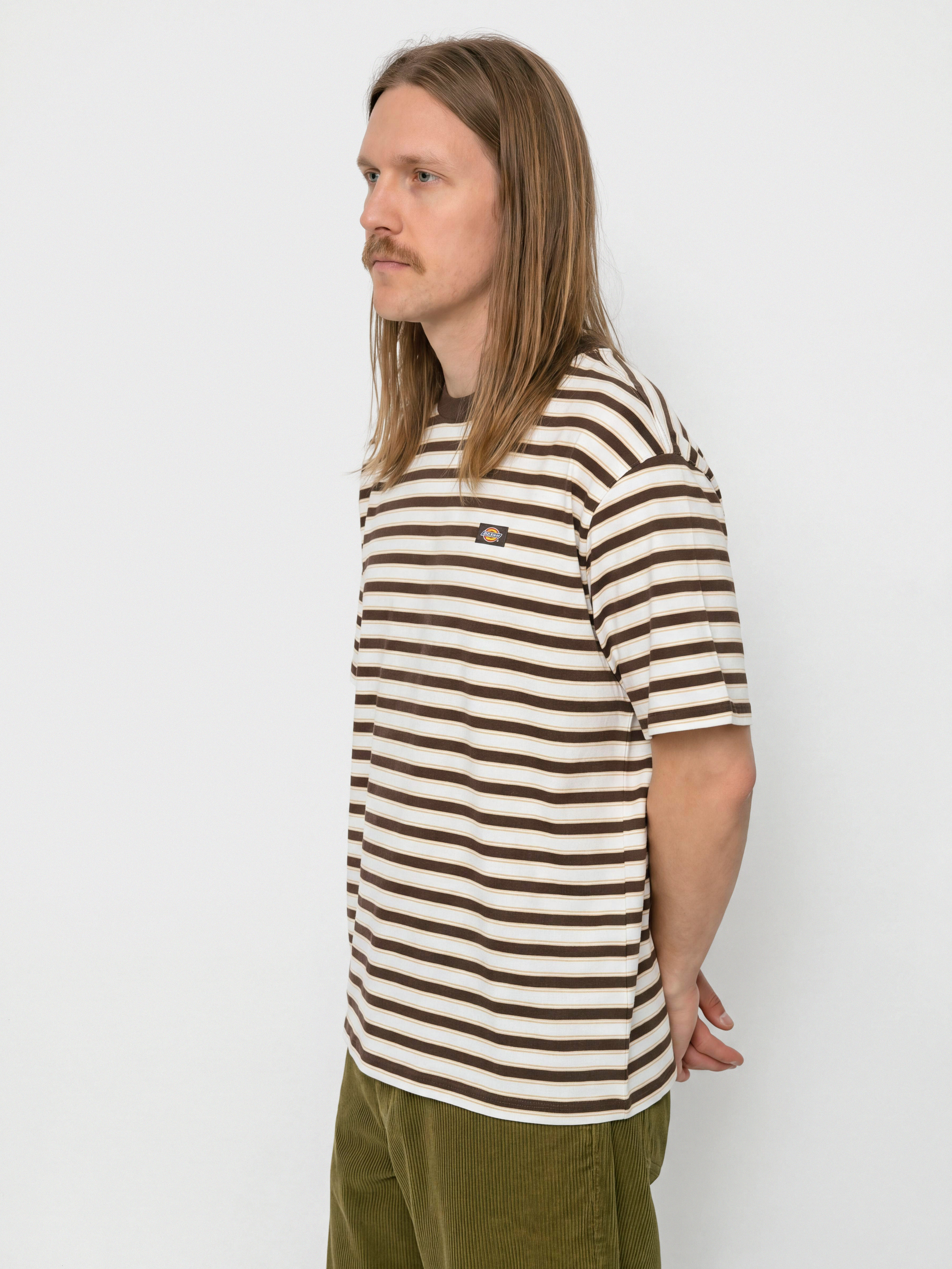 Dickies Stripe T-Shirt (chocolate brown)