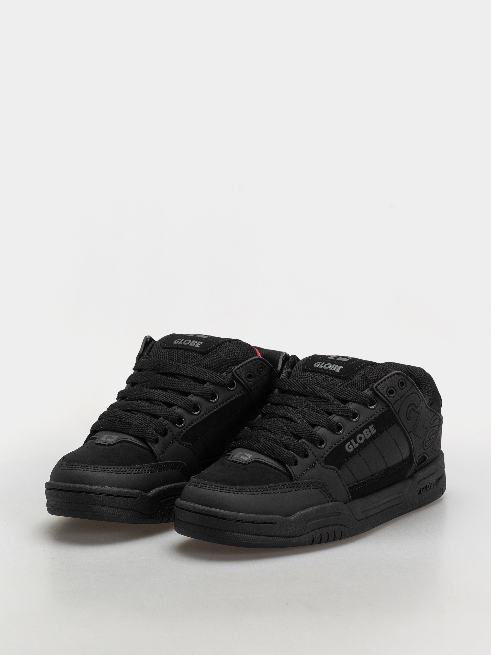 Globe Schuhe Tilt (black/red/tartan)
