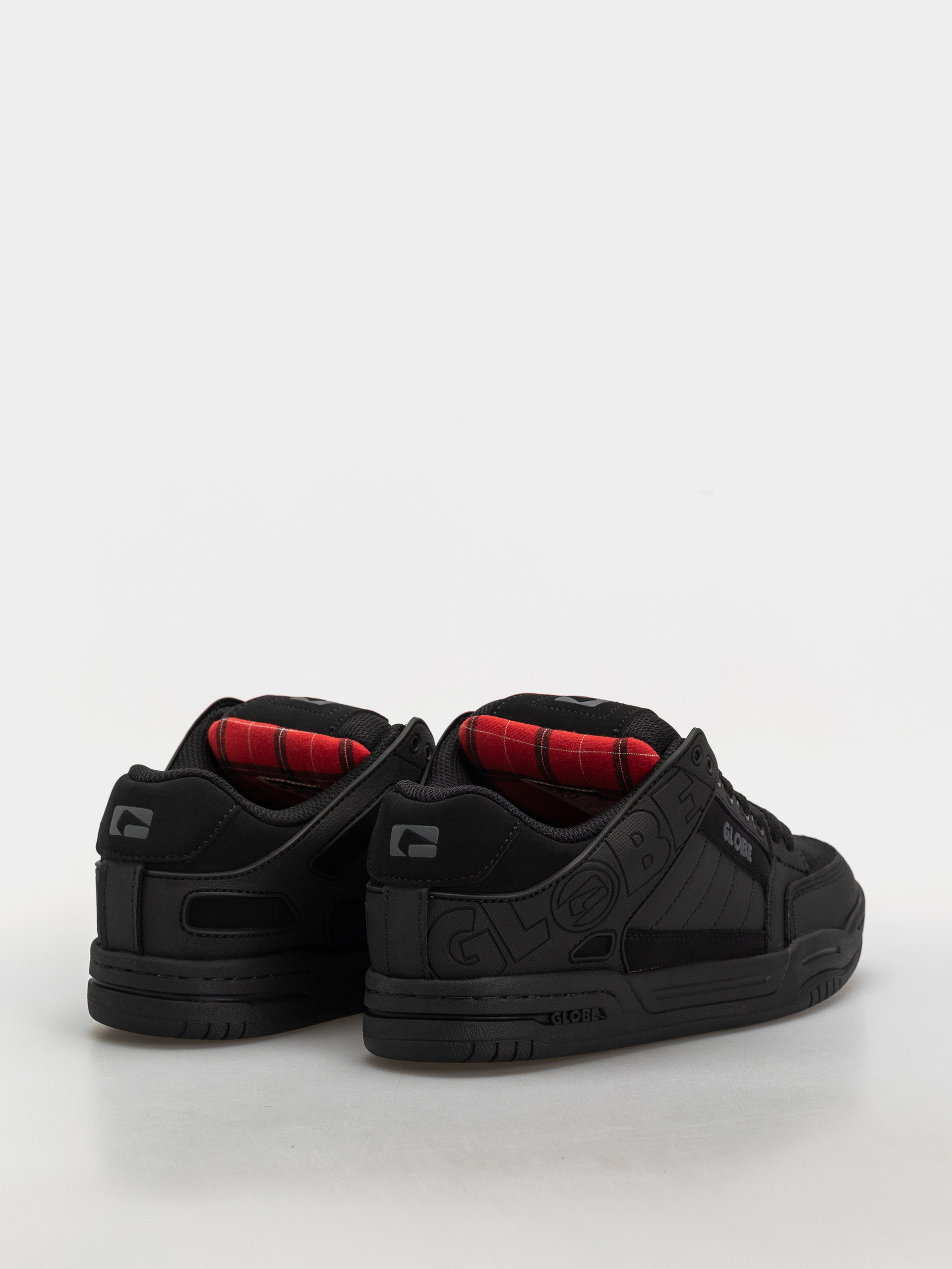 Globe Schuhe Tilt (black/red/tartan)