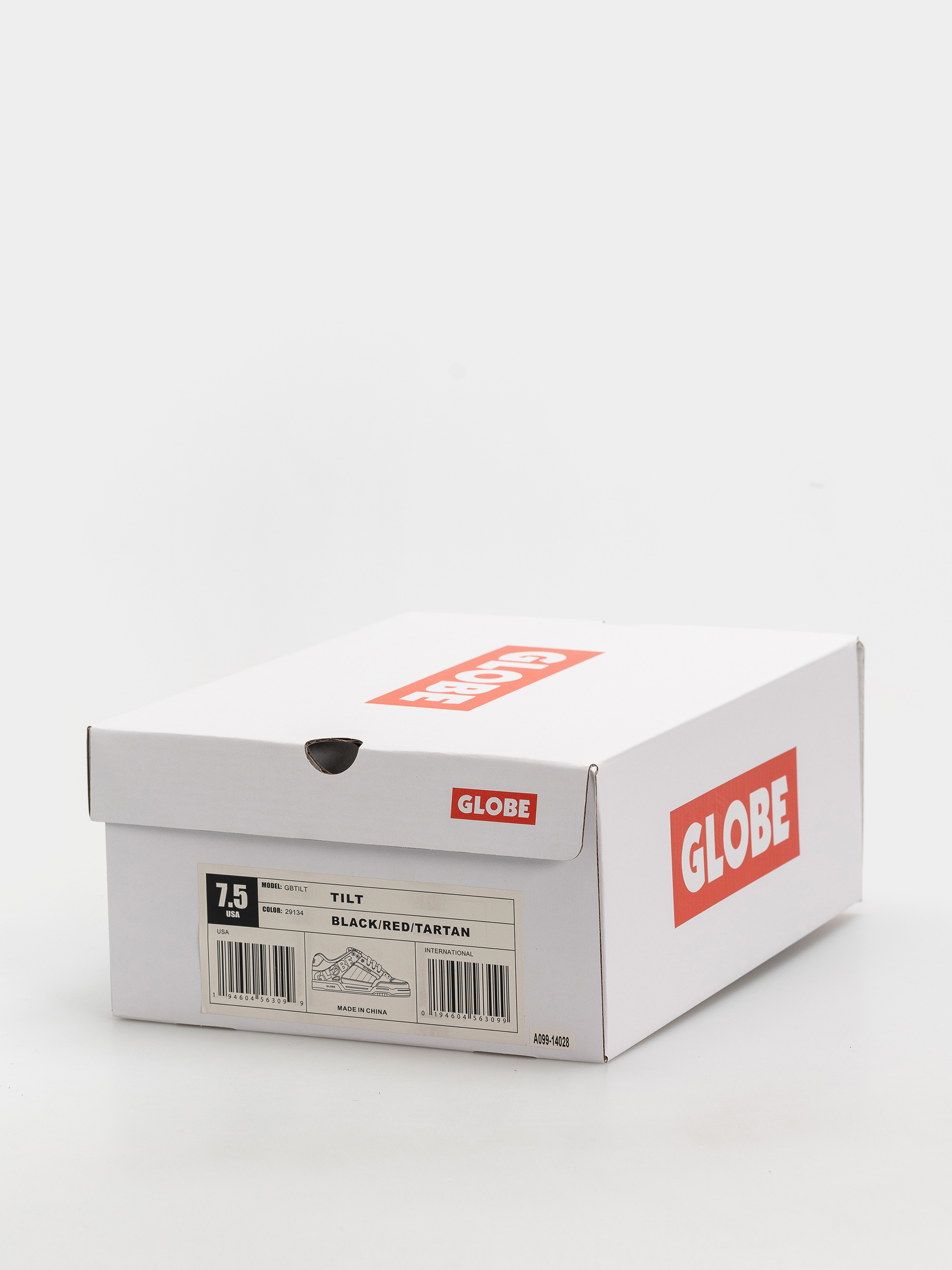 Globe Schuhe Tilt (black/red/tartan)