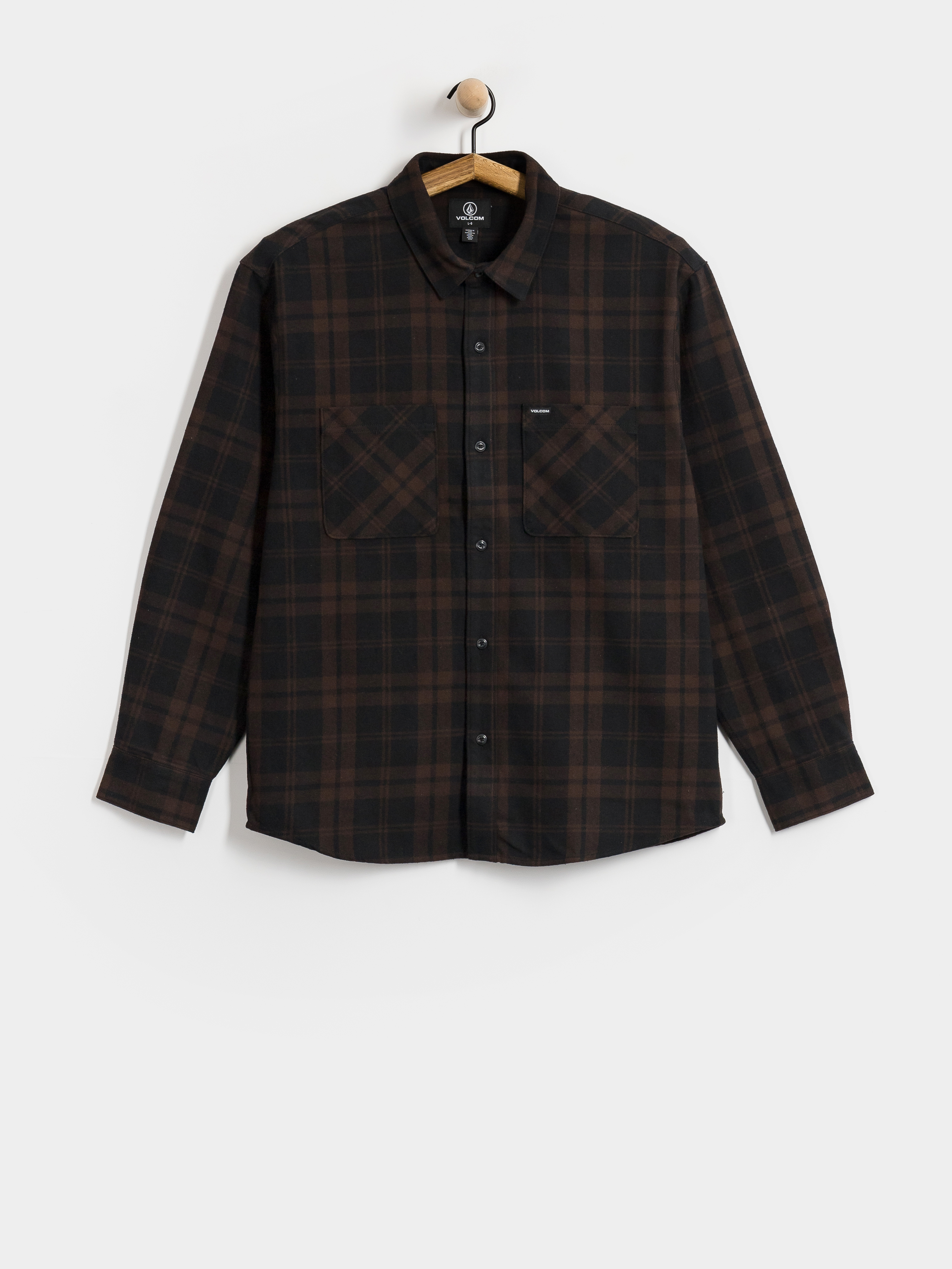 Volcom Hunkstone Ls Shirt (cacao)