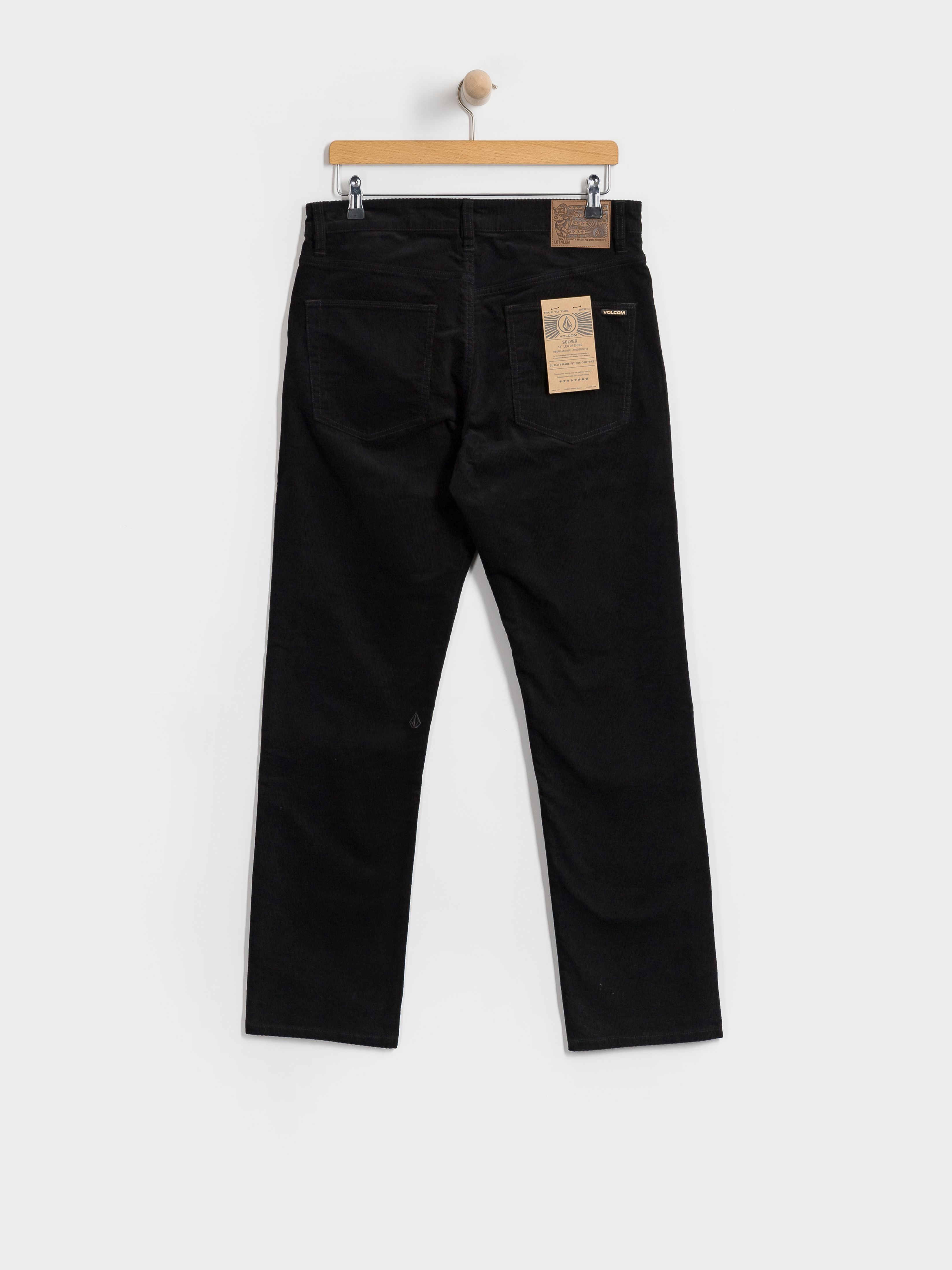 Volcom Solver 5 Pocket Cord Pants (black)