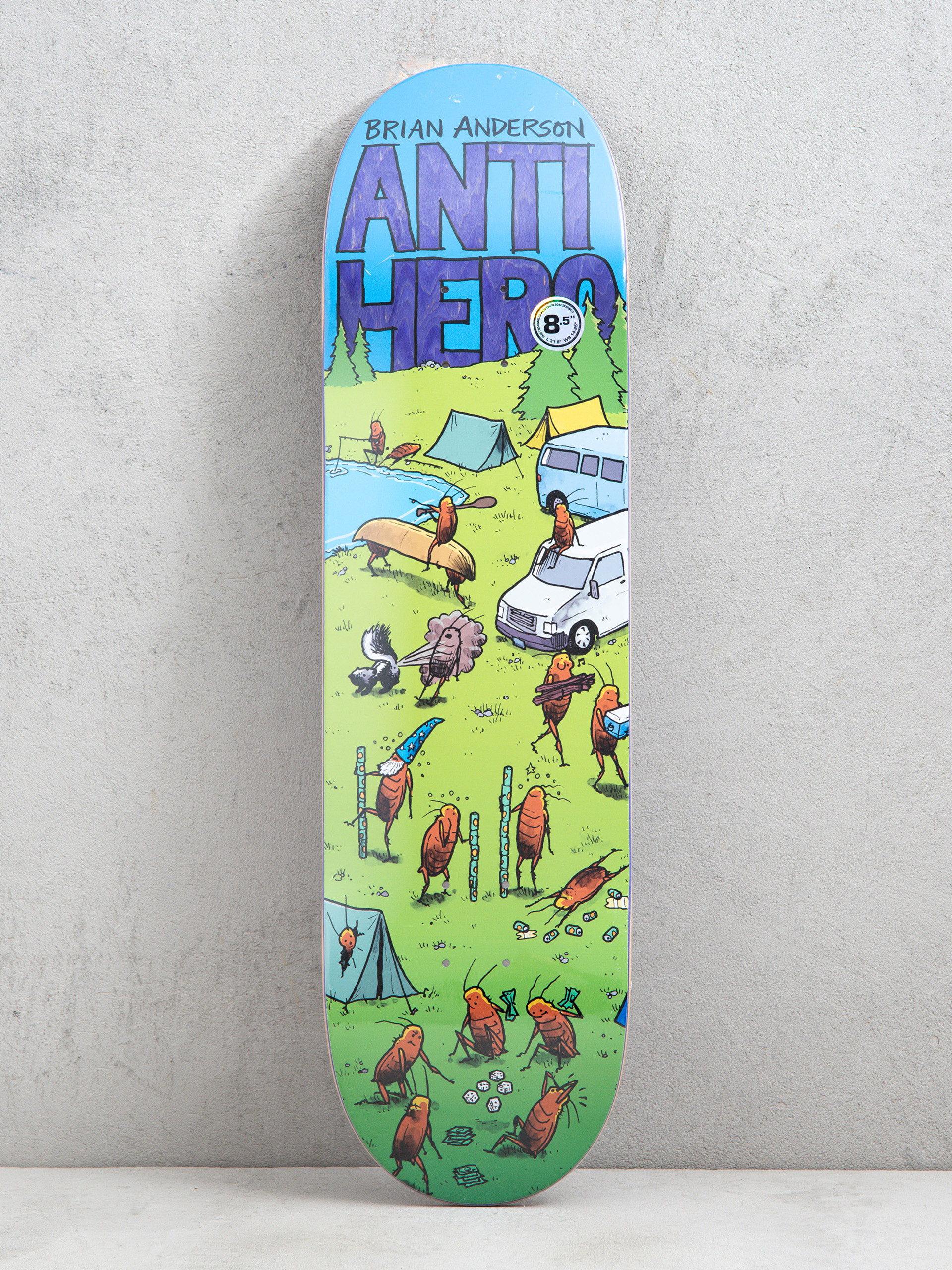 Antihero B.A. Roached Out 2 Deck (green)
