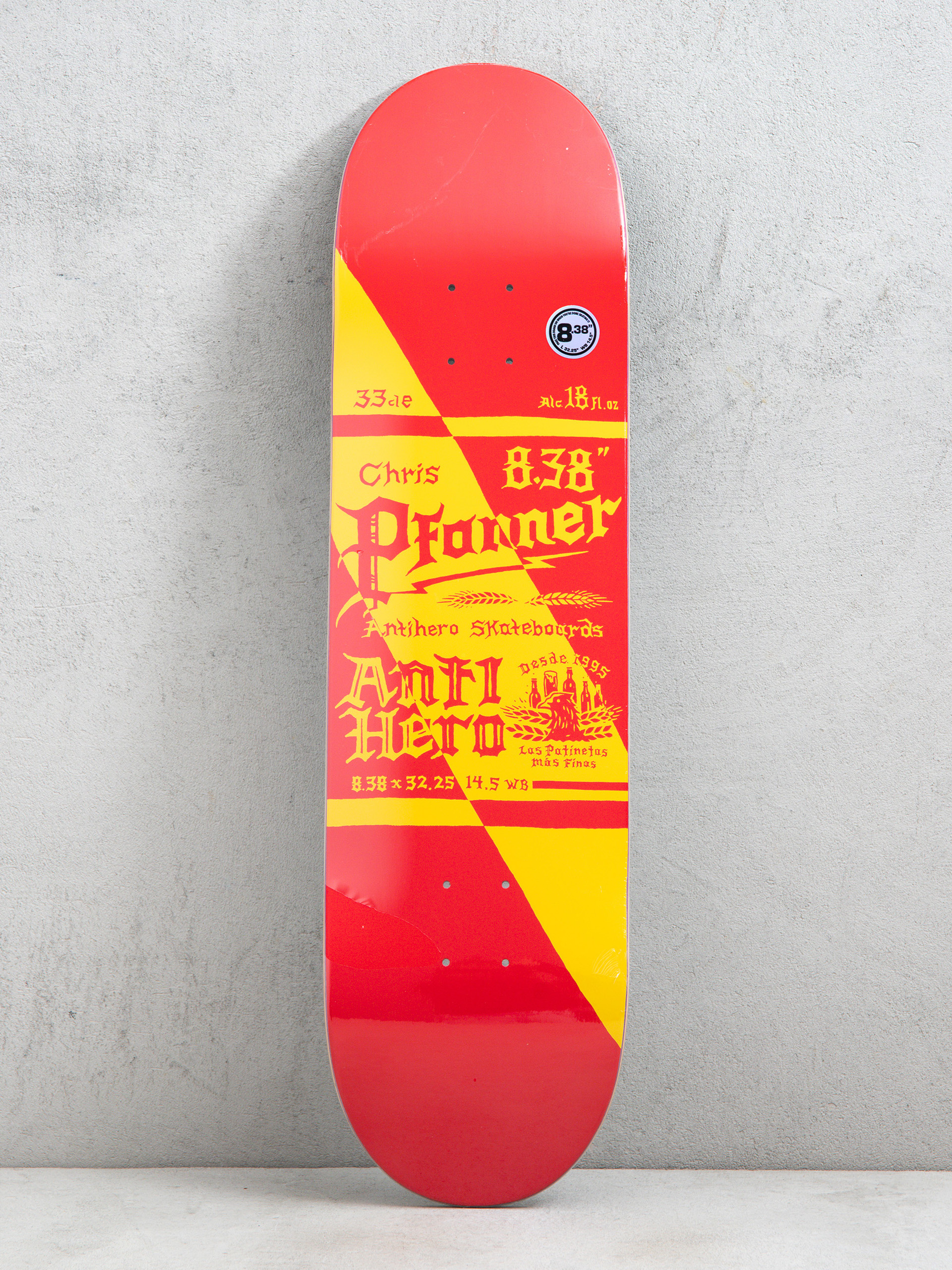 Antihero Pfanner Mas Refrescos Deck (red)