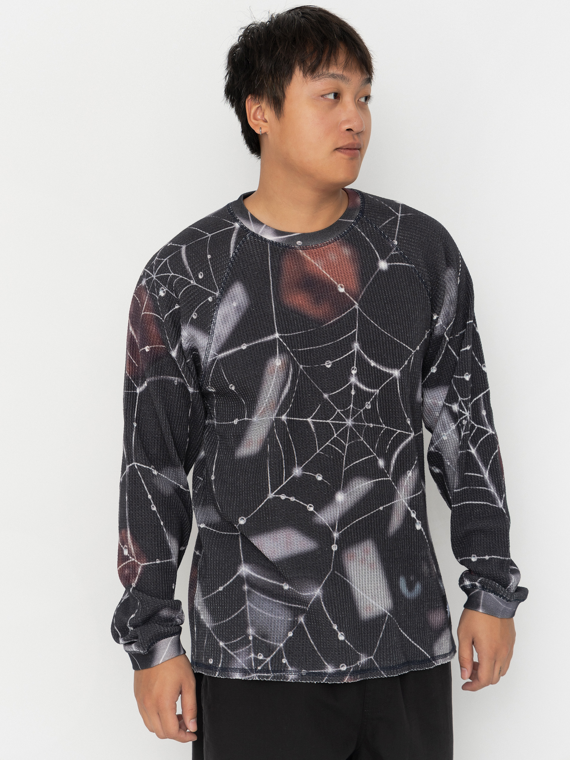 RipNDip Redemption Waffle Knit Longsleeve (black)