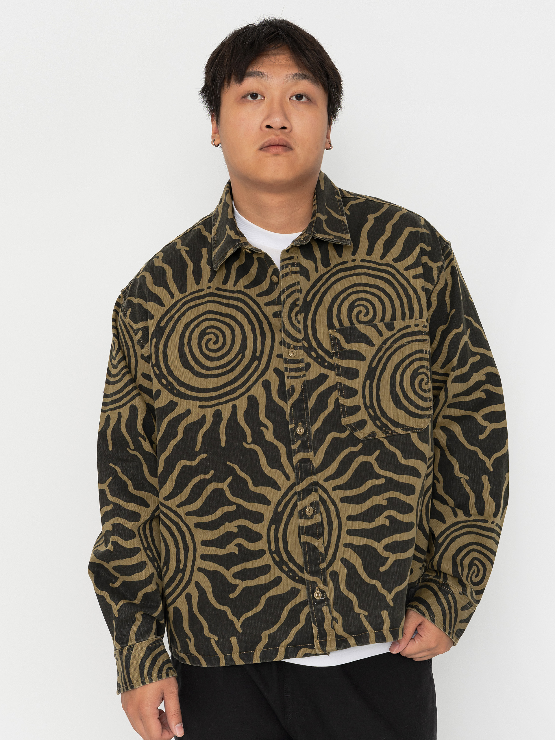 Vans Martinez Cotton Overshirt Shirt (faded black)