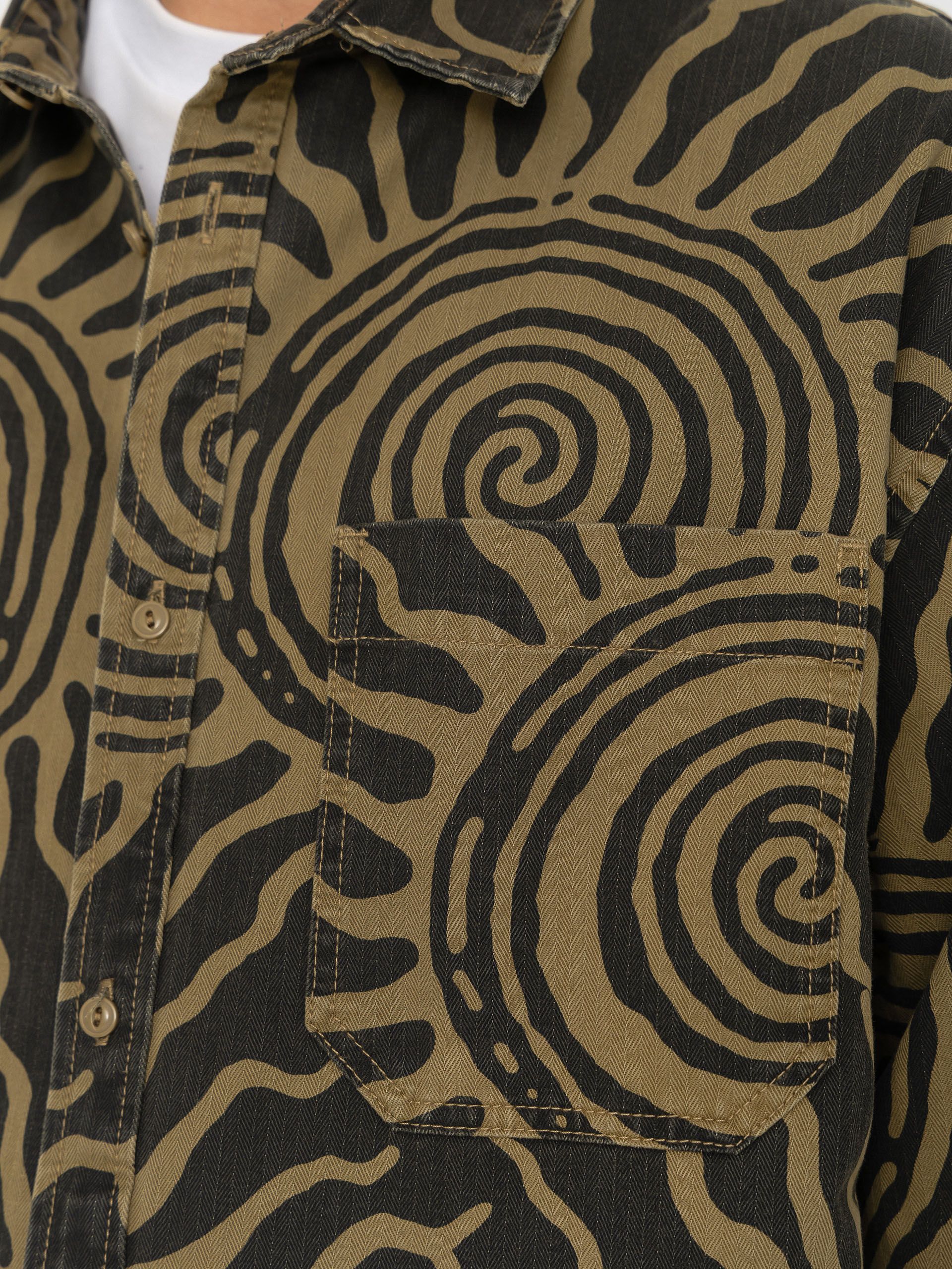 Vans Martinez Cotton Overshirt Hemd (faded black)