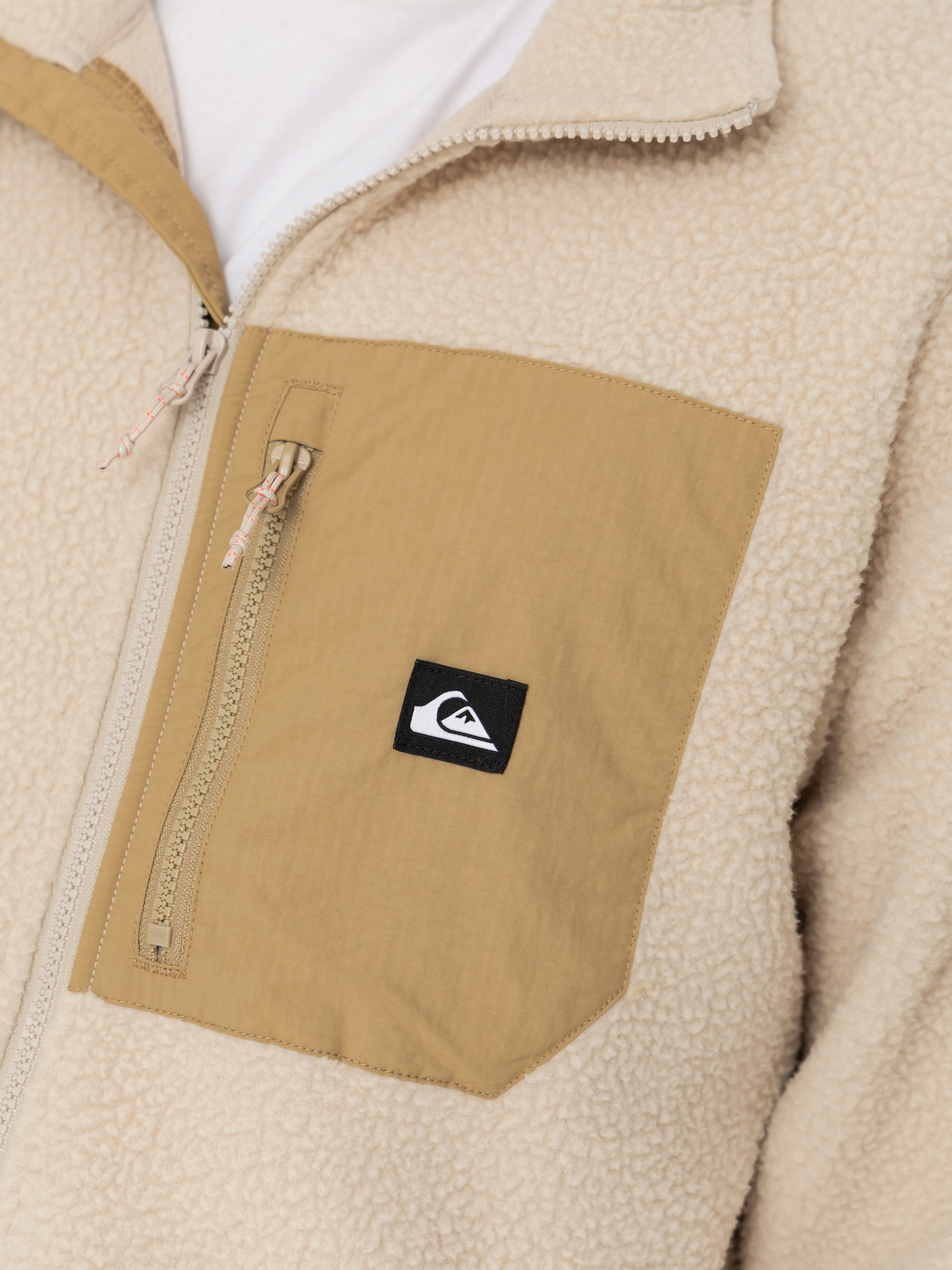 Mens Quiksilver Fleece  Clean Coast Fz (peyote)