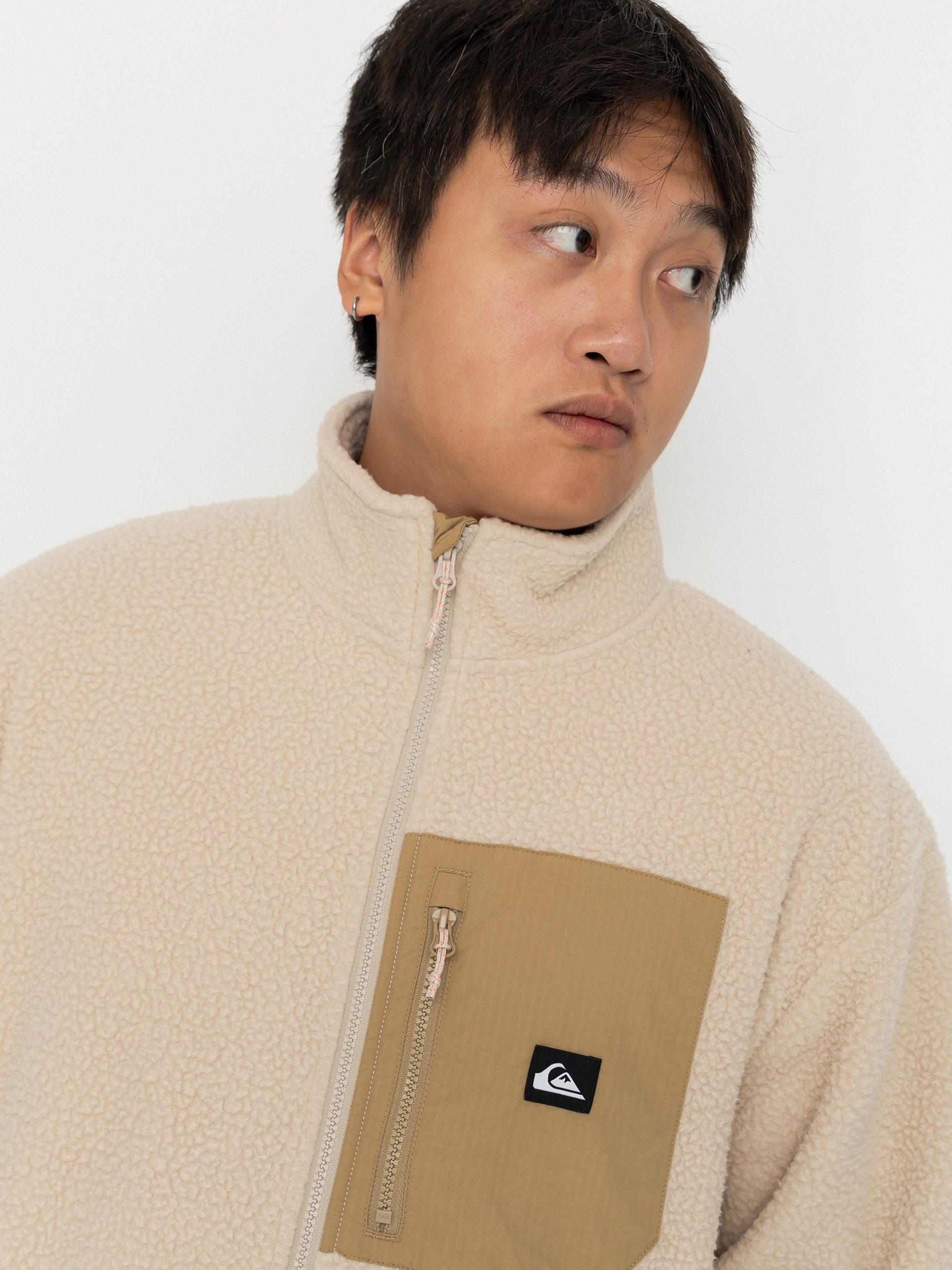 Herren Quiksilver Fleece Jacke Clean Coast Fz (peyote)