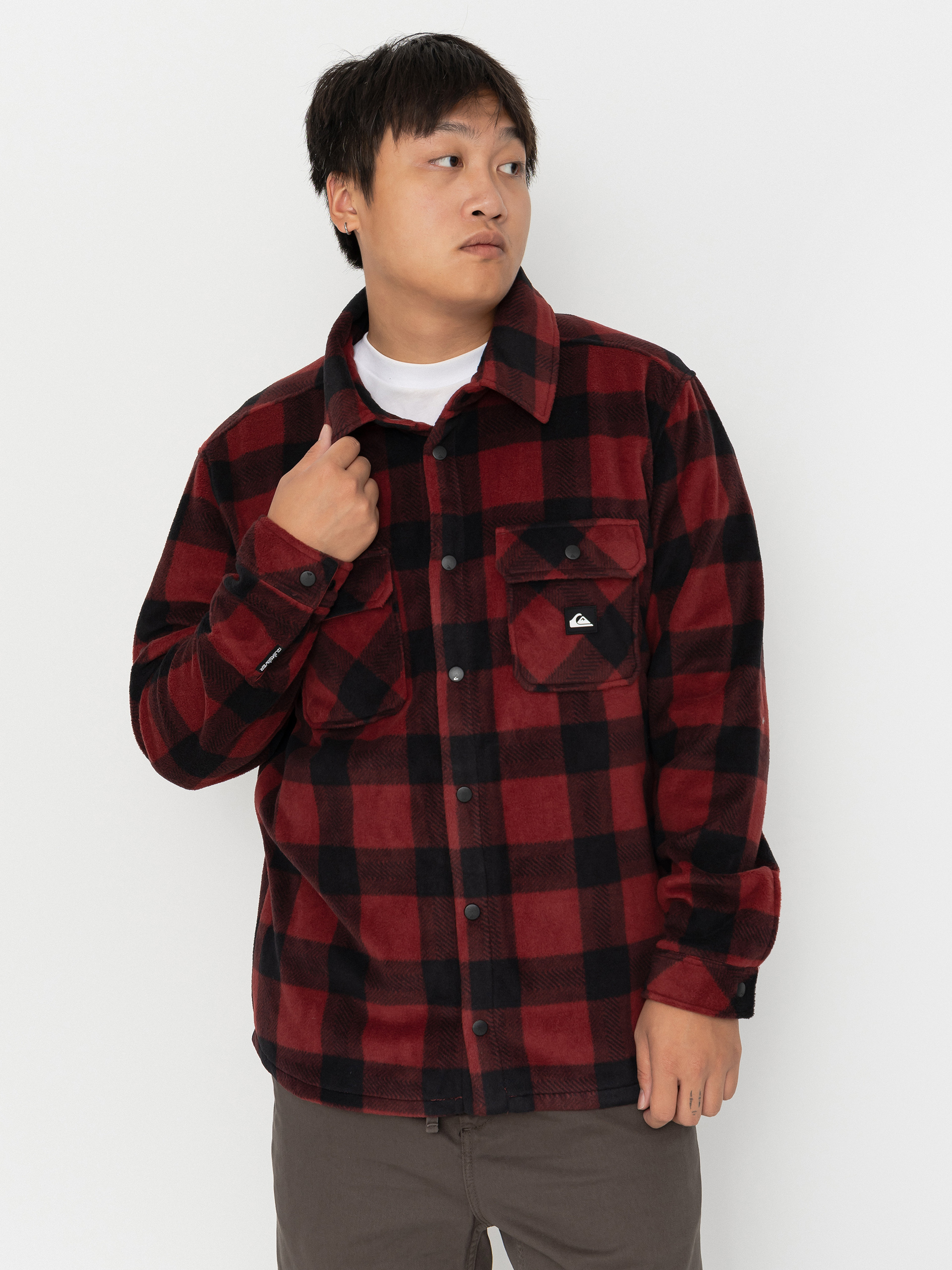 Quiksilver Venture Polar Fleece Shirt Fleece Jacke (venture polar oxblood)