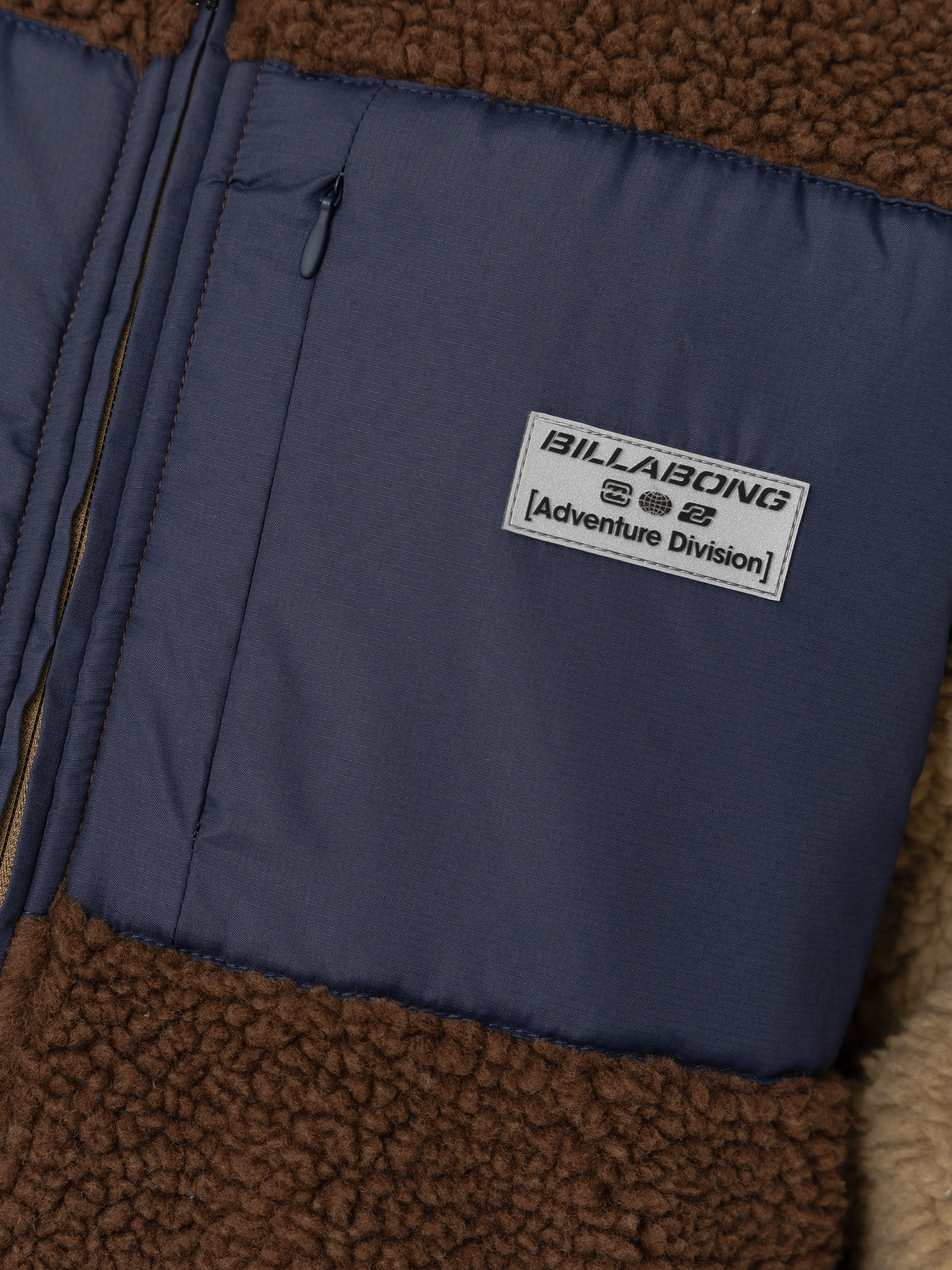 Mens Billabong Fleece  Canyon Trail Zip (carafe)